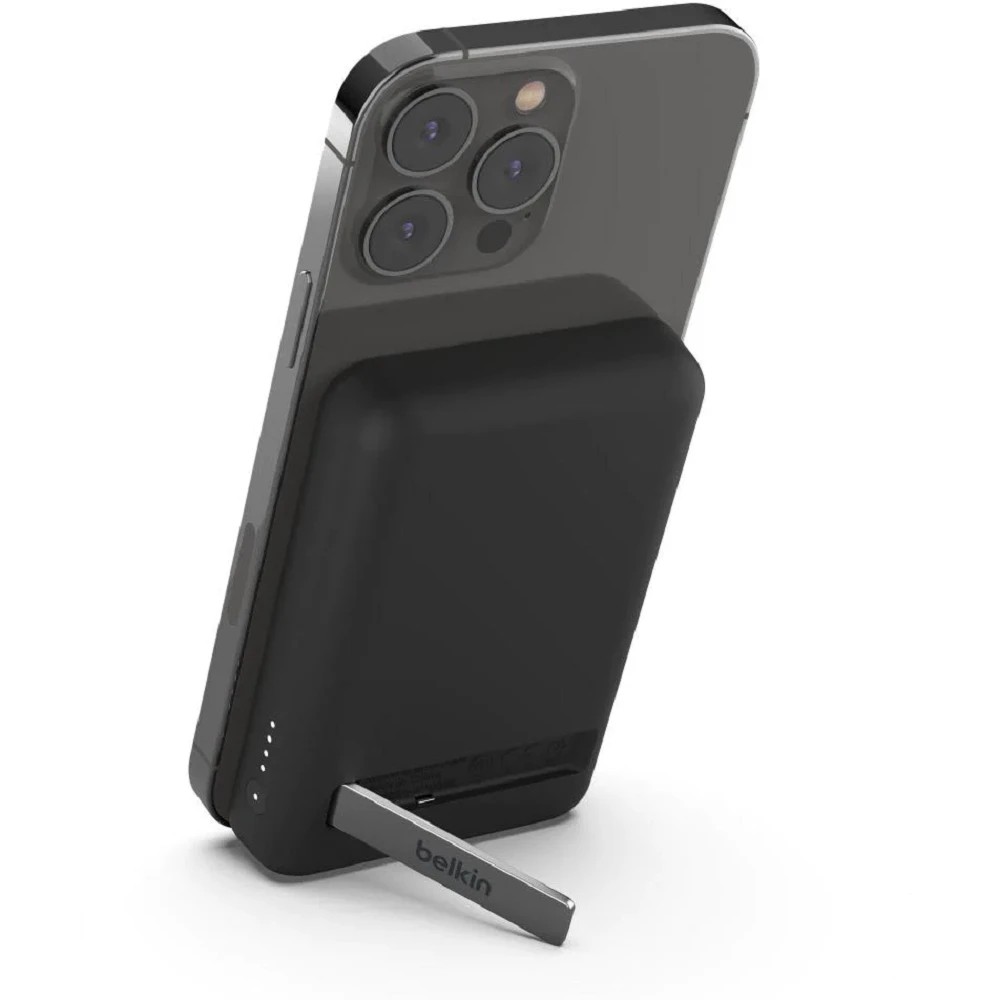 1 Belkin Boost Charge Wireless Power Bank 5K + Stand - Black, 1 of 6