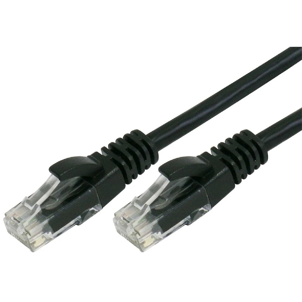 1 Comsol RJ45 Cat 6 Patch Cable 5m Black, 1 of 1