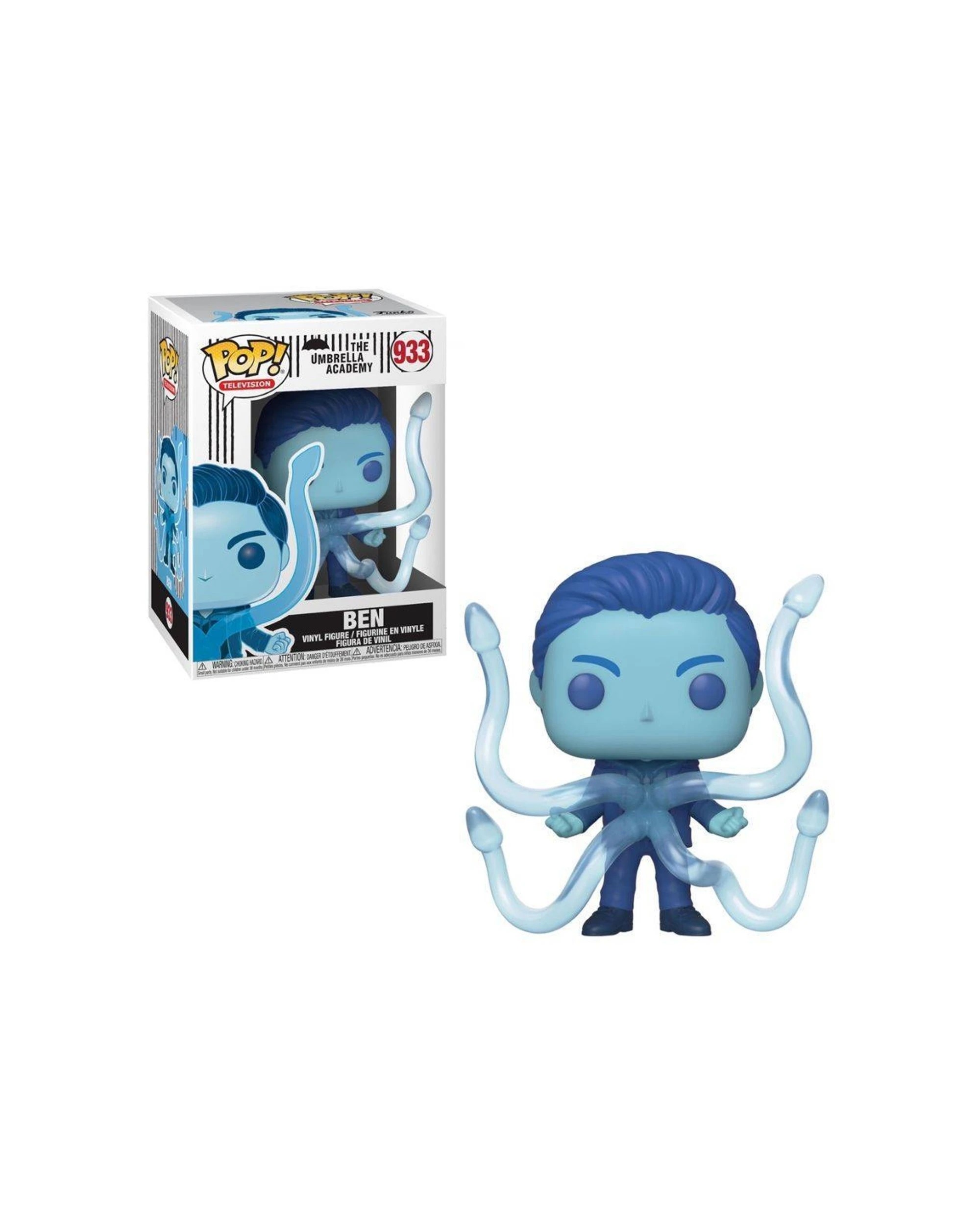 3 Pop Vinyl Figurine Umbrella Academy - Ben Hargreeves 10cm Collectible Figure - Blue, 3 of 3