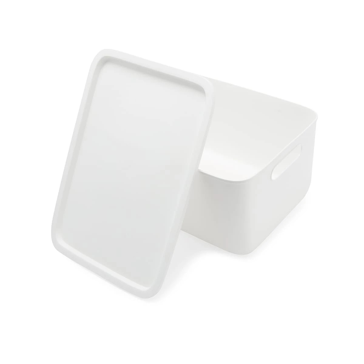 7 Storage Tub with Handle - Medium, White, 7 of 10
