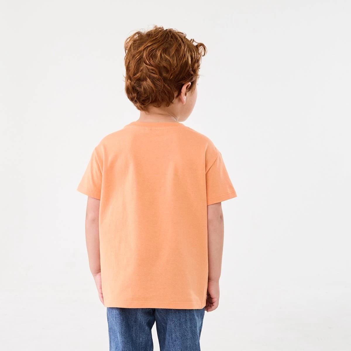 2 Chest Print T-shirt Org Happy, 2 of 8