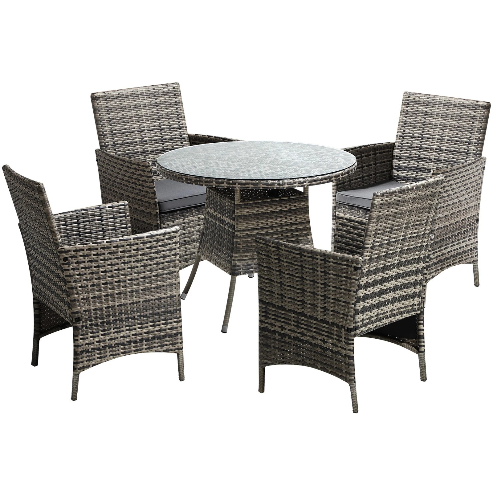 1 Livsip Outdoor Dining Set Table & Chairs 5pcs Patio Furniture Lounge Setting
 - Multi, 1 of 10