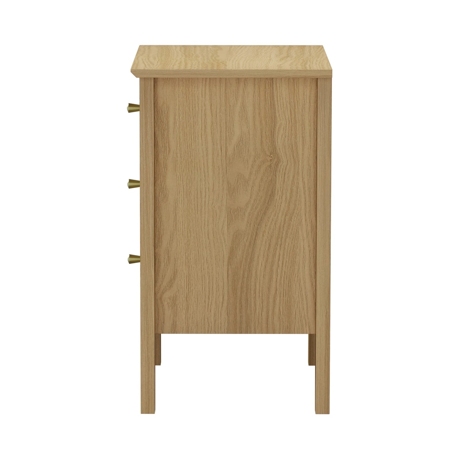 9 Oikiture Bedside Tables Set of 2 Side End Storage Furniture Nightstand - Natural, 9 of 9