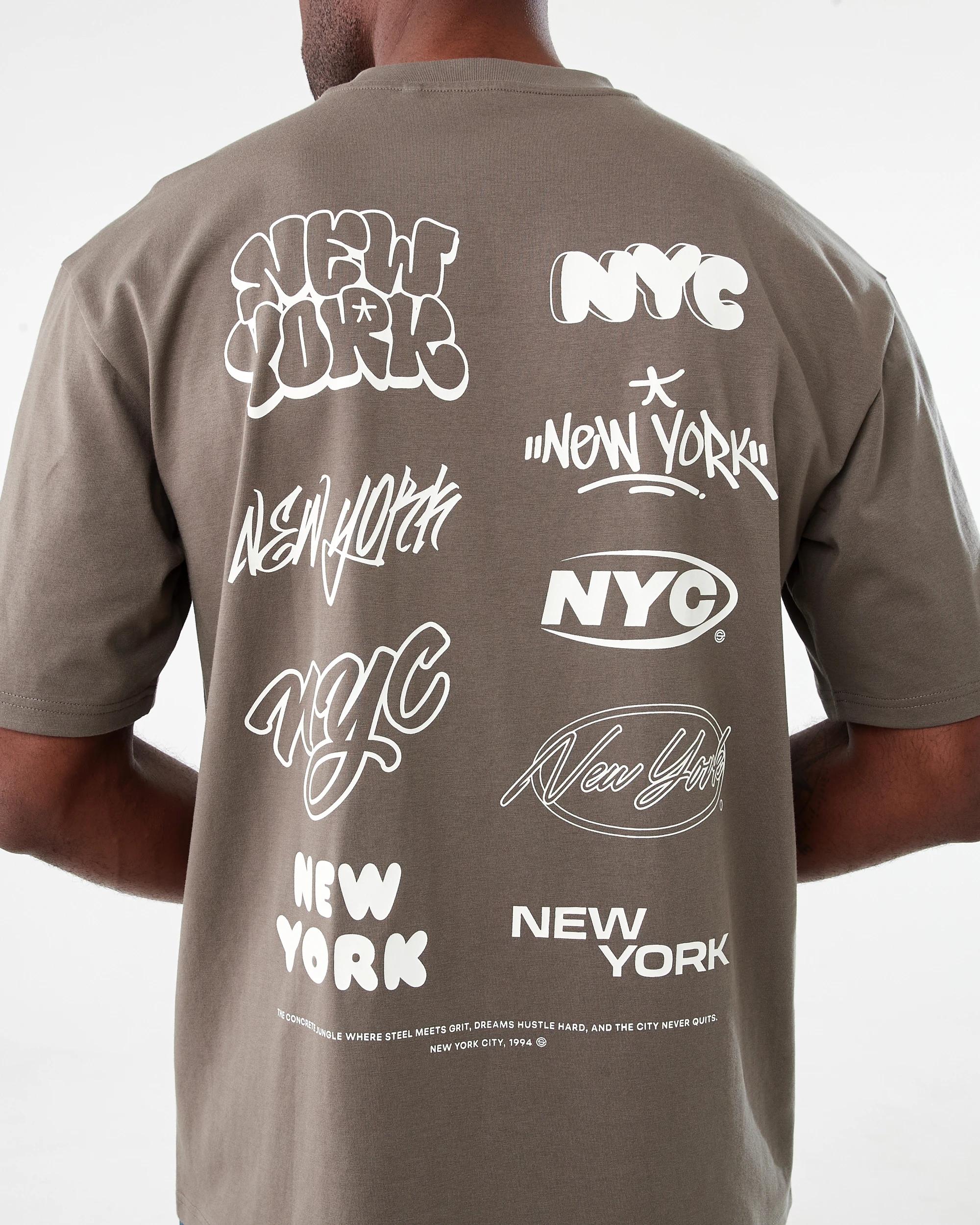 7 Oversized Graphic T-shirt Brw Ny Gft, 7 of 7