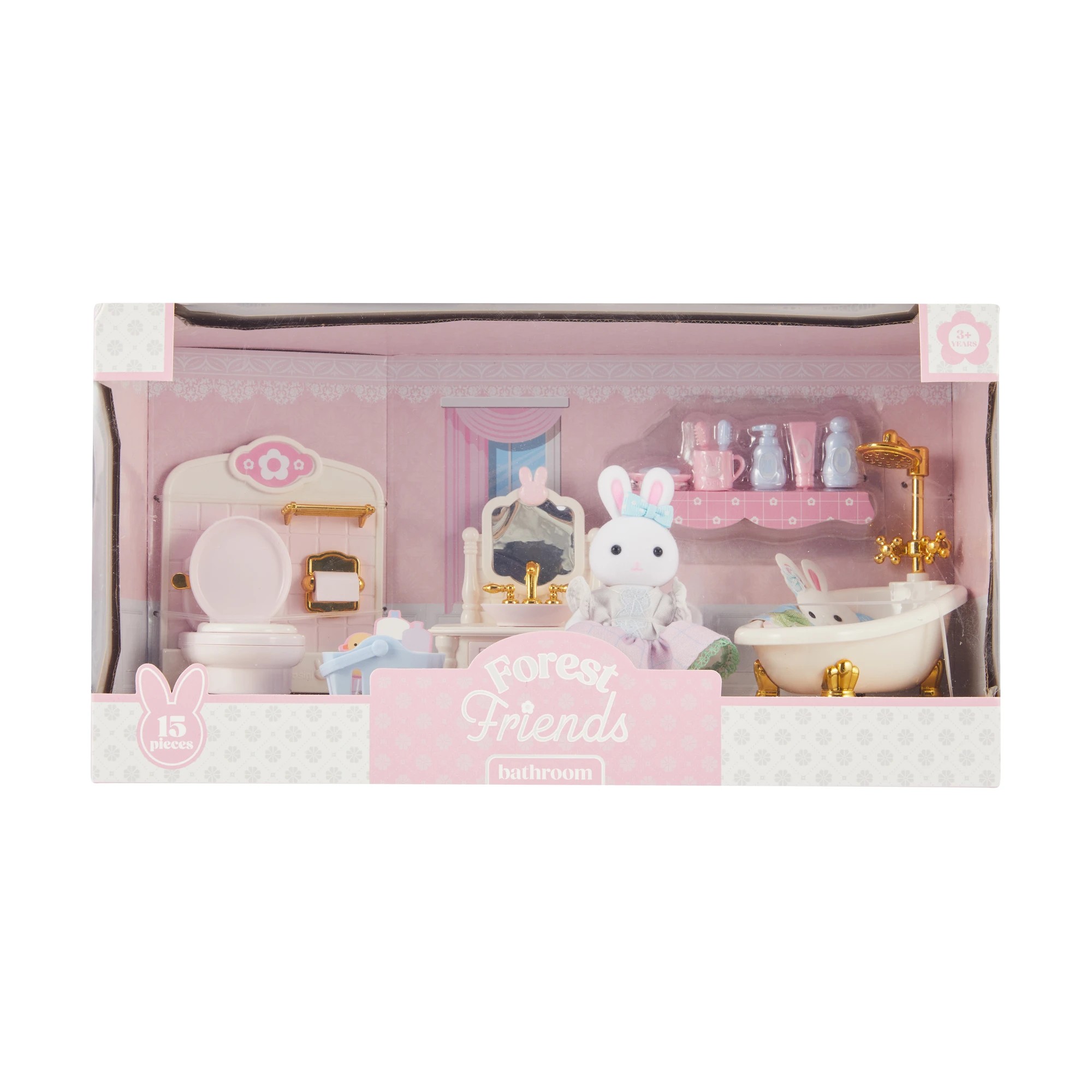 1 15 Piece Forest Friends: Bathroom Playset, 1 of 6