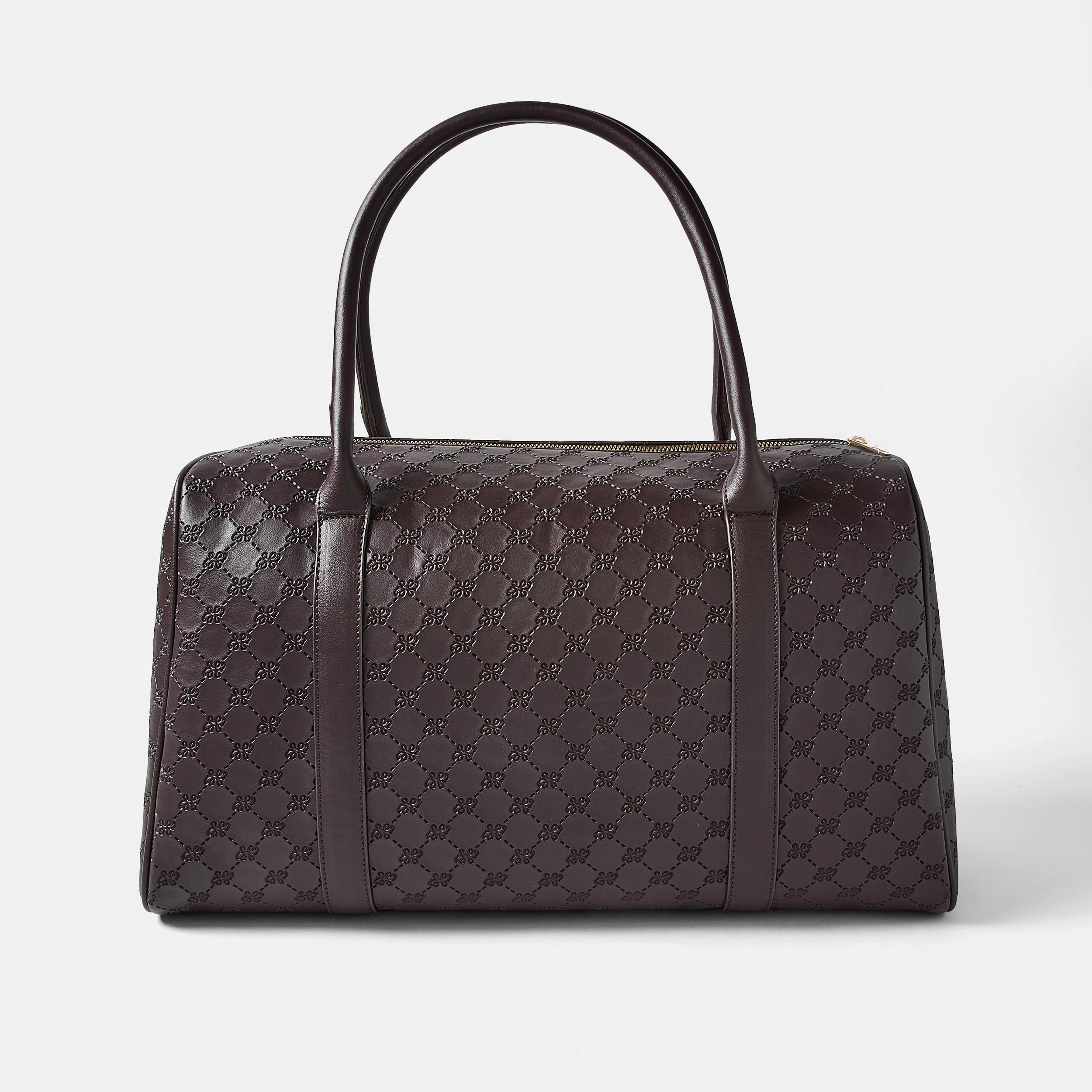 1 Embossed Weekender Bag Monogram, 1 of 4