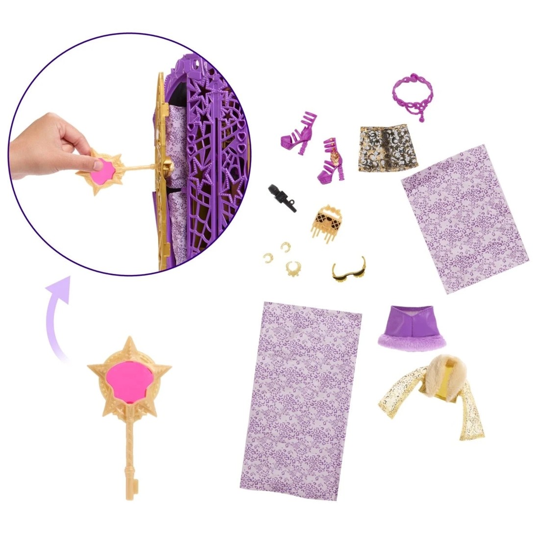 6 Monster High Skulltimate Secrets Hauntlywood Mysteries Clawdeen Wolf Doll, 6 of 6