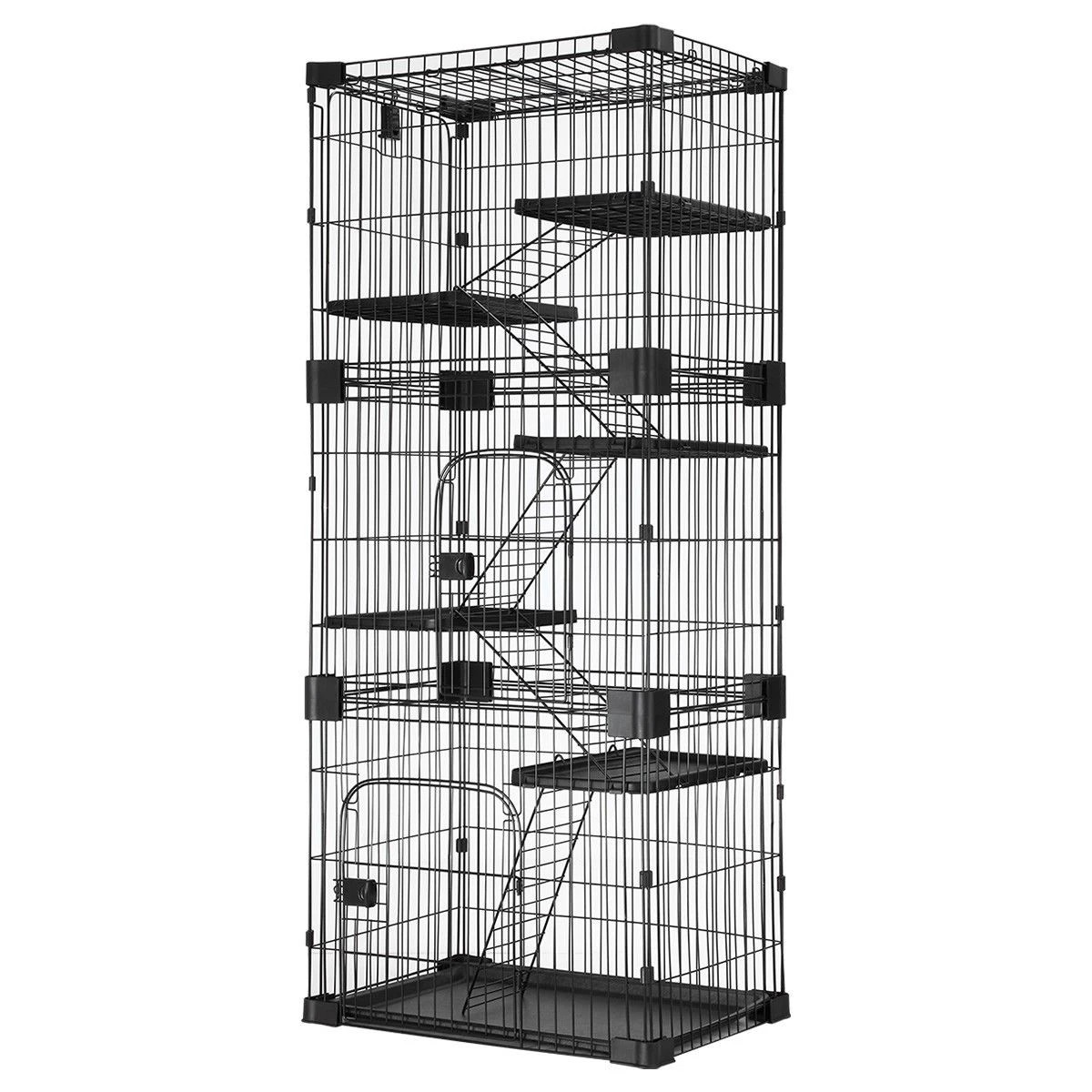 2 Pet Scene Large Cat Cage House Pet Crate, 2 of 5