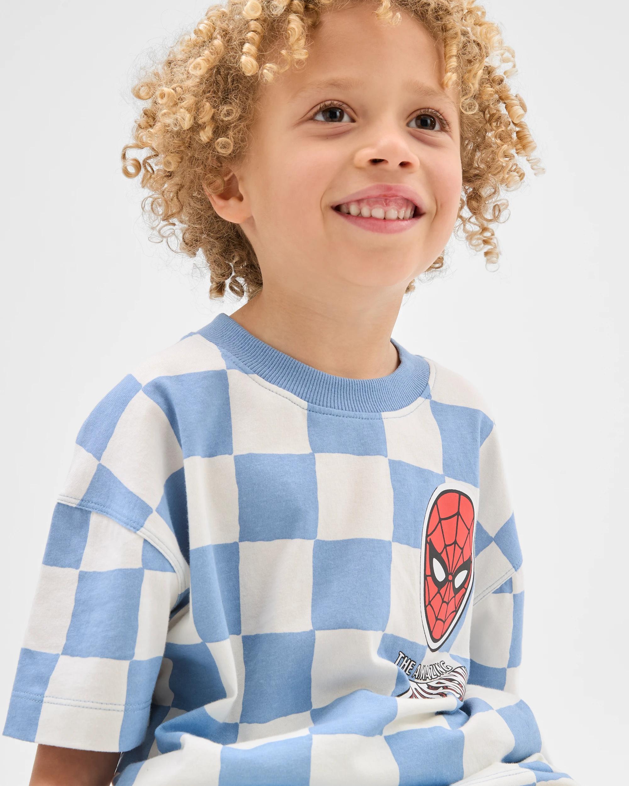 2 Disney Spider-Man Australian Cotton T-Shirt BLUE, 2 of 5