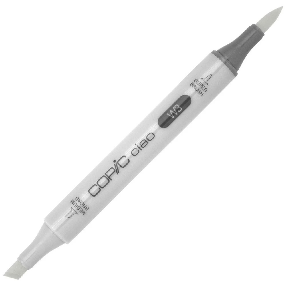 1 Copic Ciao Dual Nib Marker W3 Warm Gray No.3, 1 of 3