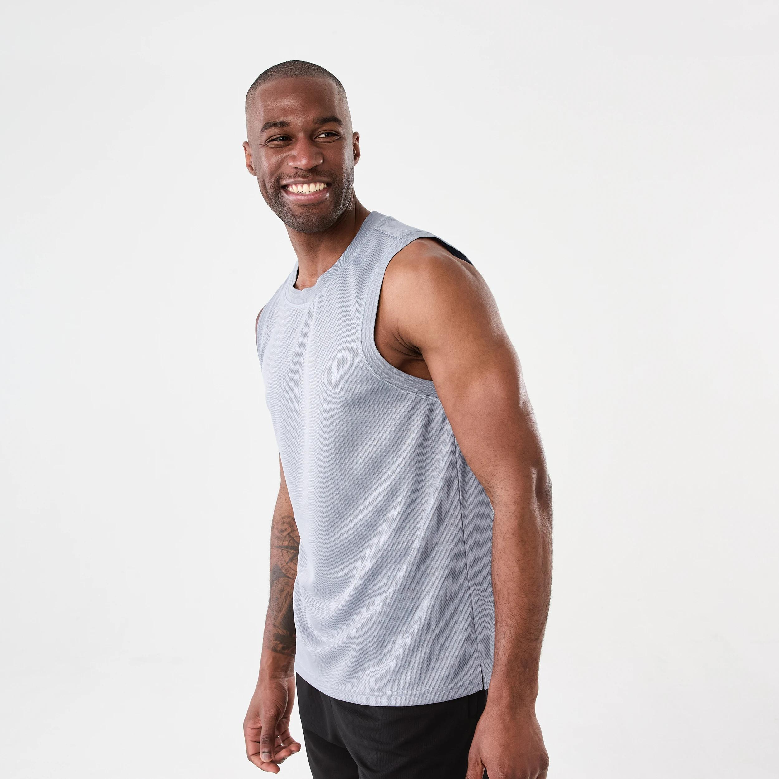2 Active Mens Relaxed Basketball Tank ALLOY, 2 of 5