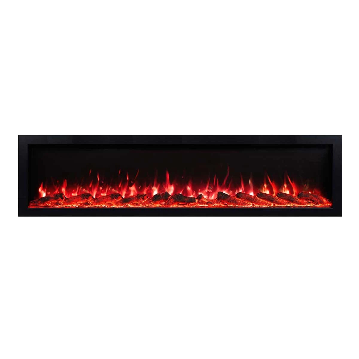 4 Moda Living Capriccio 72 inch Electric Fireplace - Black, 4 of 7