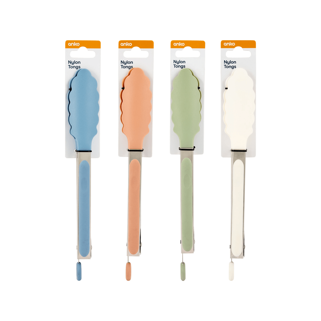 5 Coloured Nylon Tongs - Assorted, 5 of 5