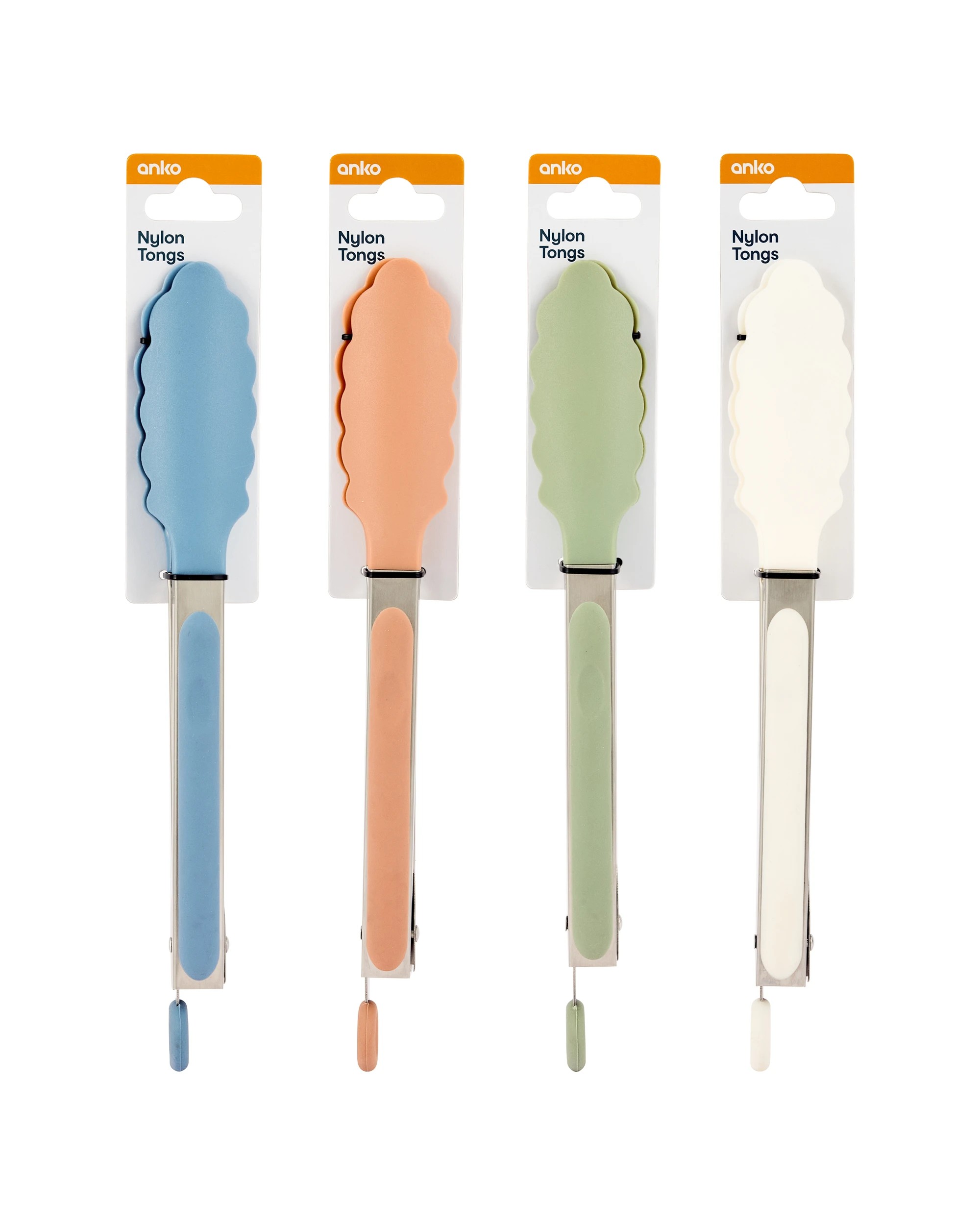 5 Coloured Nylon Tongs - Assorted, 5 of 5