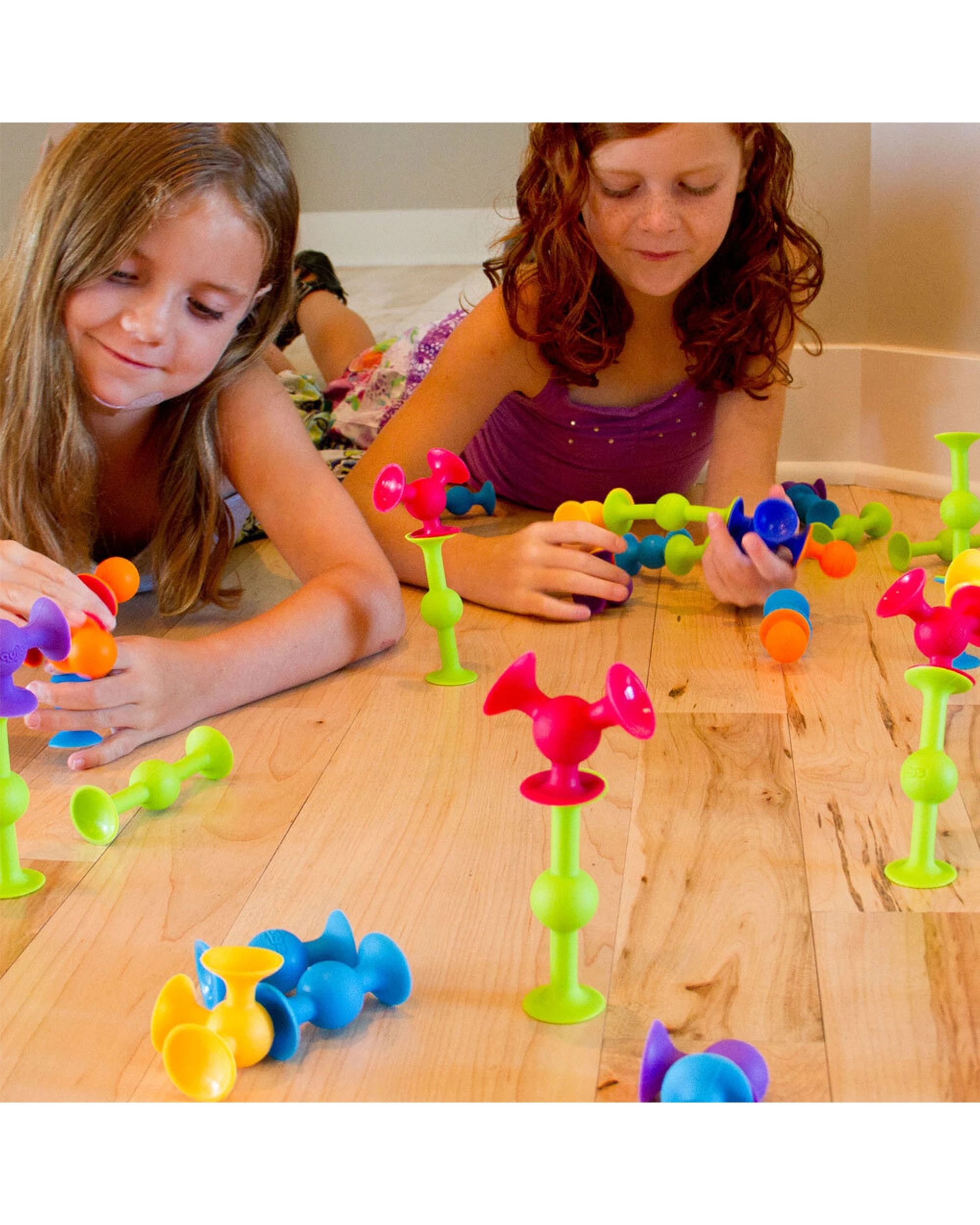 8 Fat Brain Toy Co 50pc Squigz Suction Construction Deluxe Set - Multi, 8 of 8