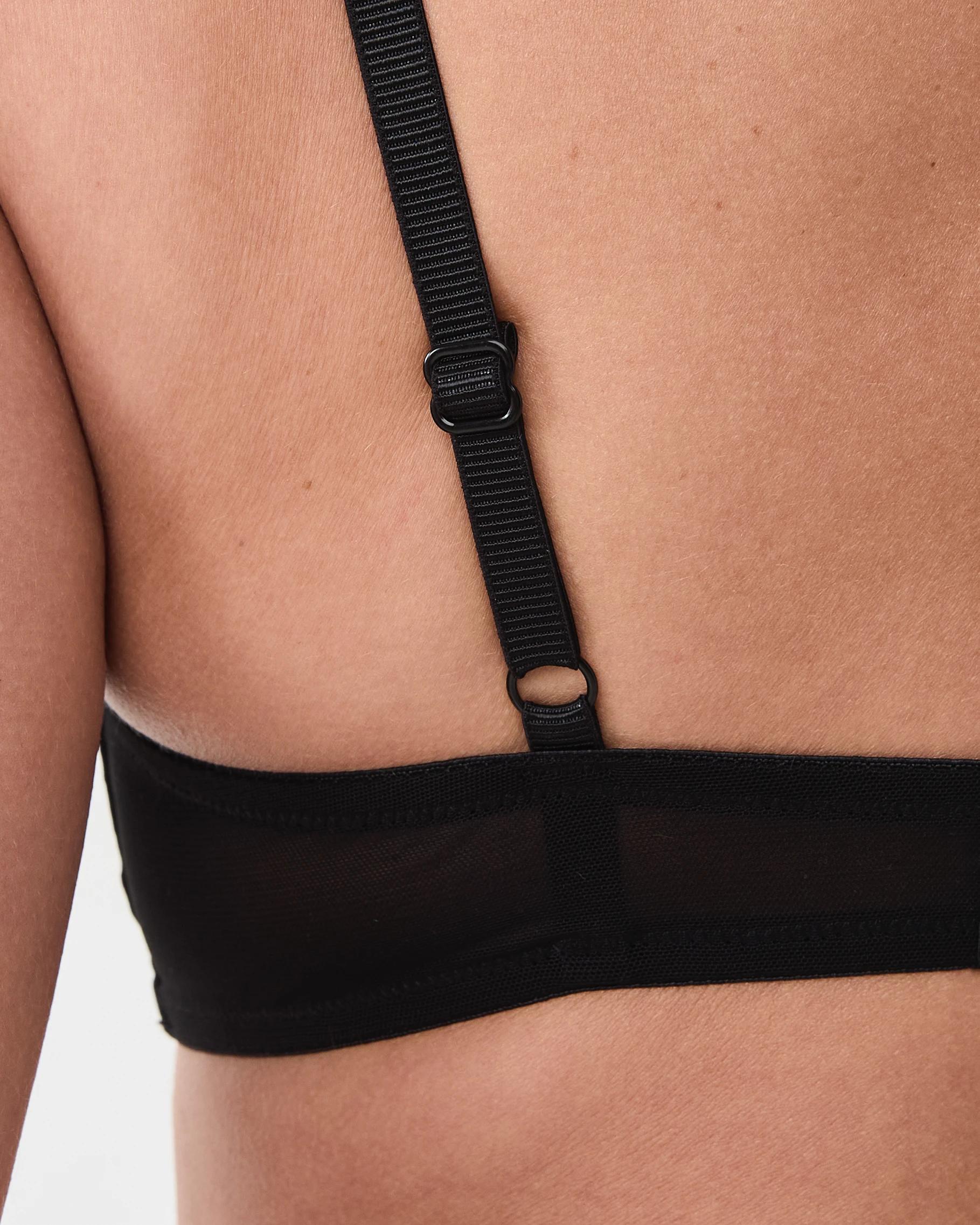 7 Wirefree Lace Bralette Black, 7 of 7