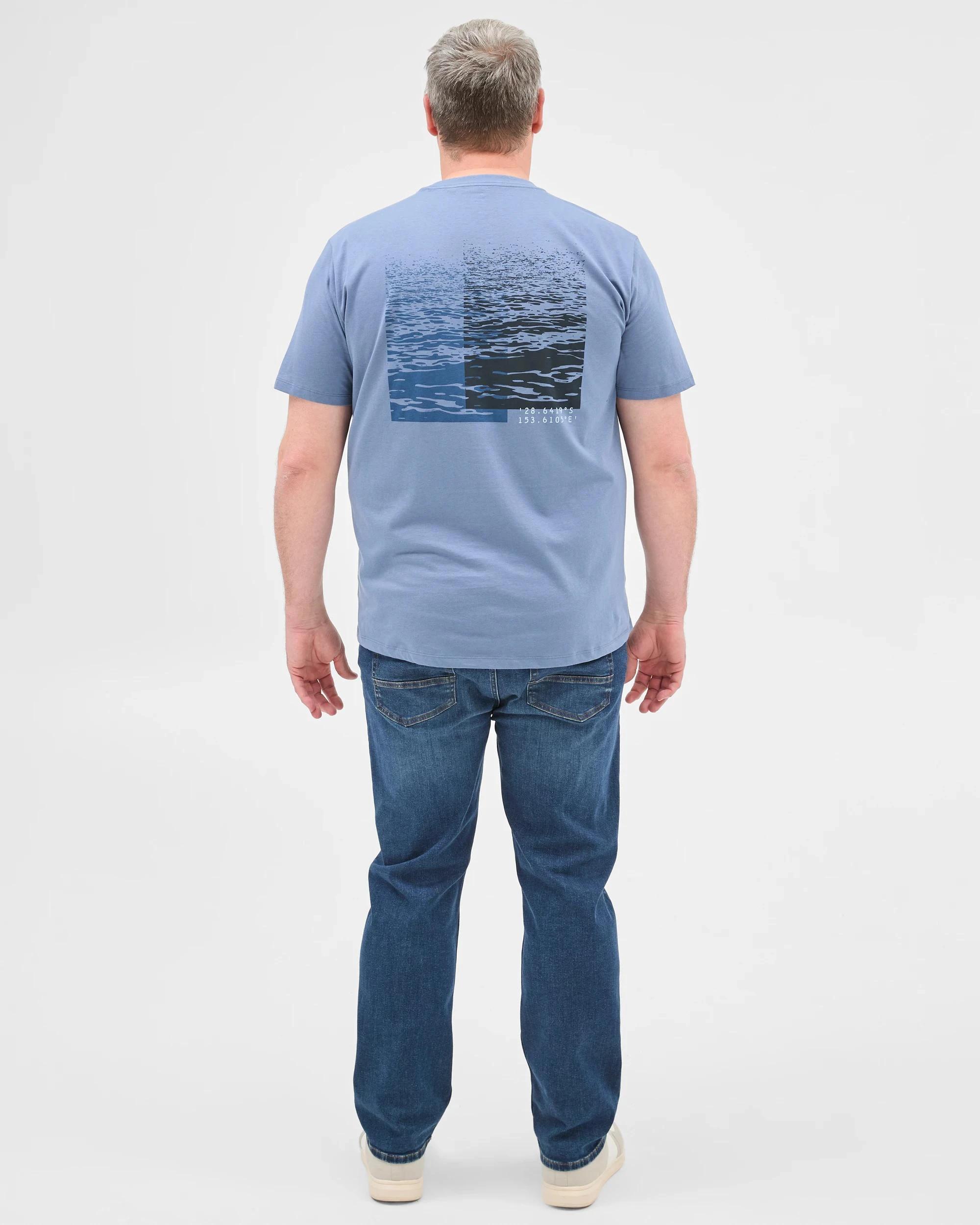 5 Target Plus Size Australian Cotton Print T-Shirt BLUE WAVE, 5 of 6