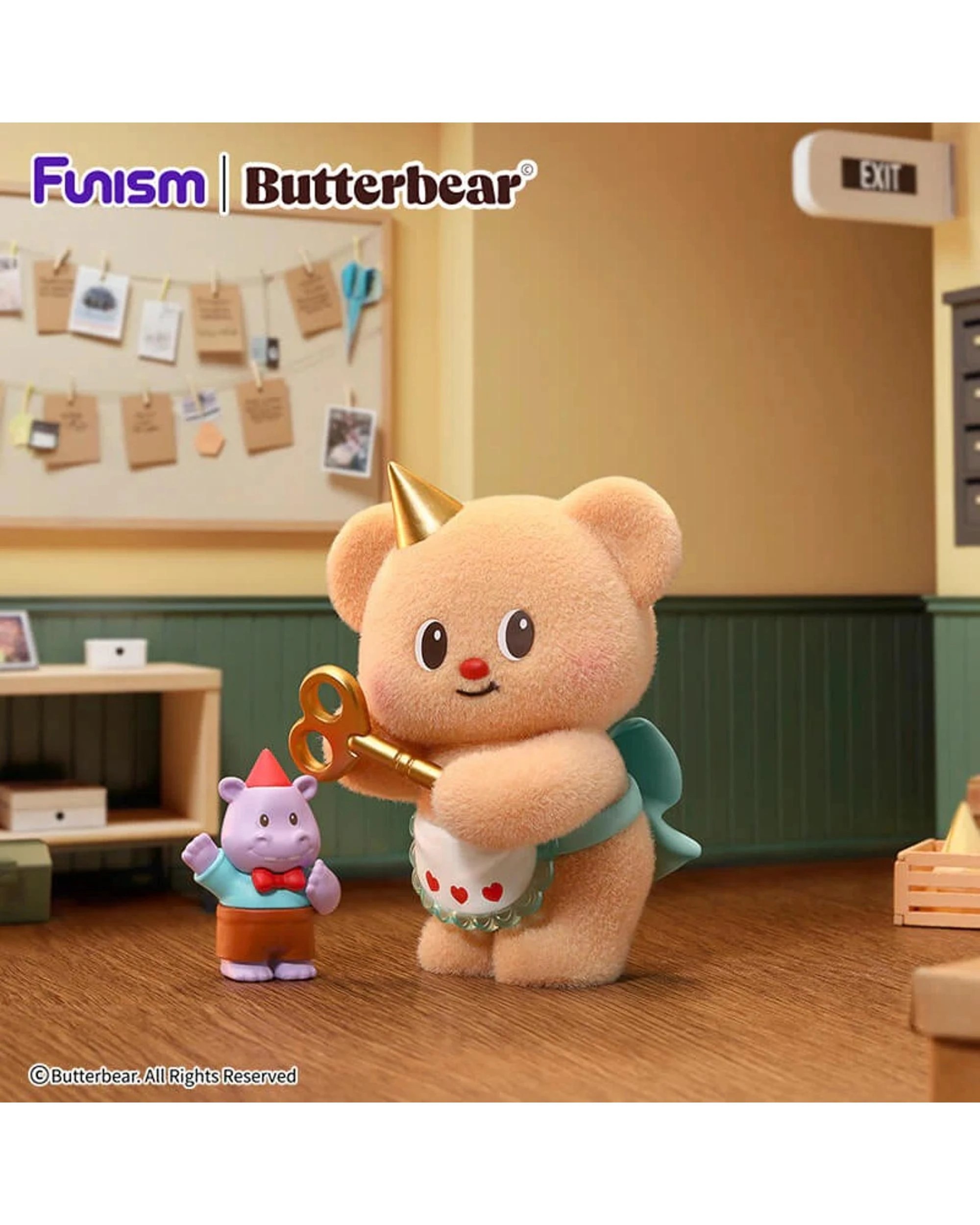 8 Funism Butterbear Adorable Influencer Series Figures Blind Box, 8 of 10