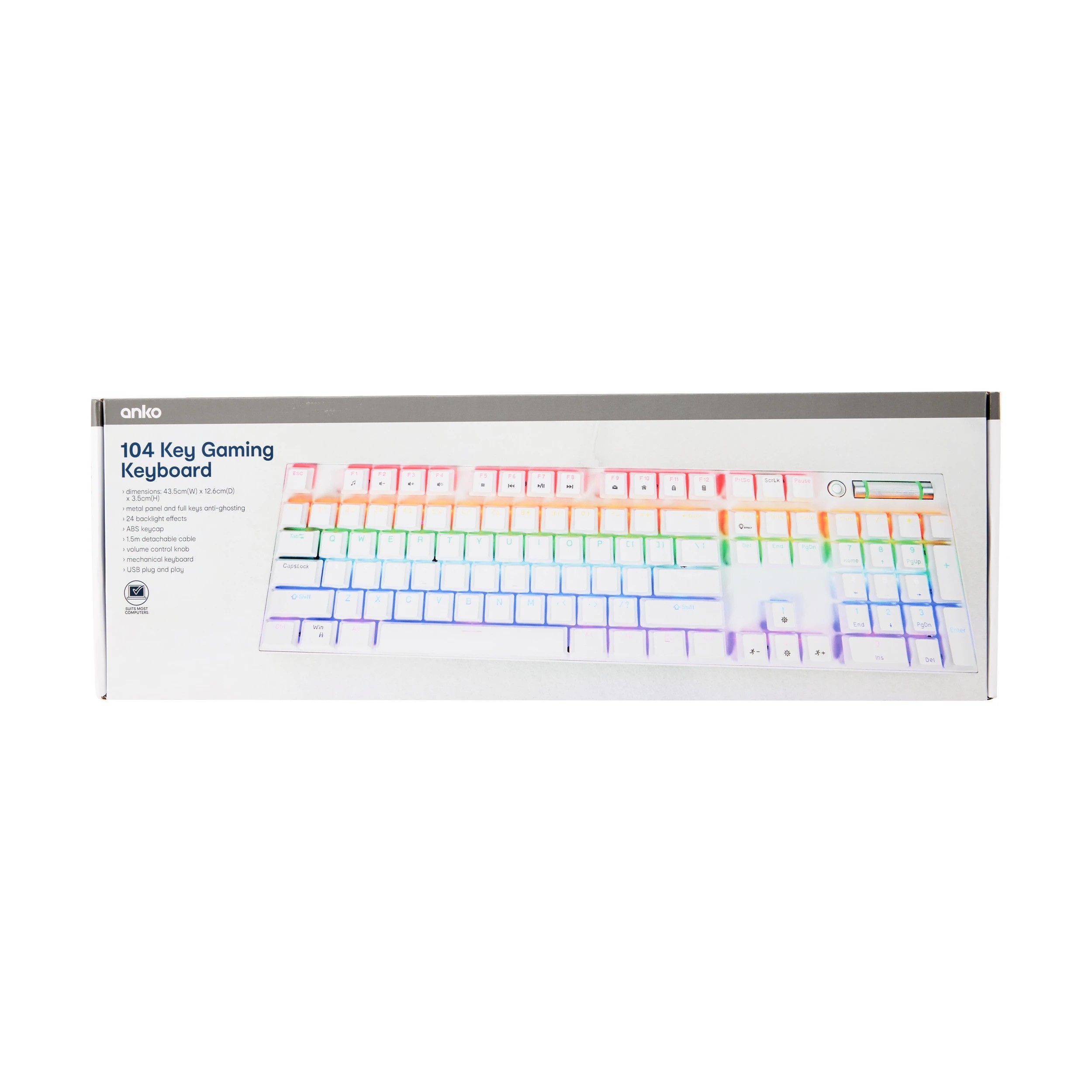 10 104 Key Gaming Mechanical Keyboard, 10 of 10