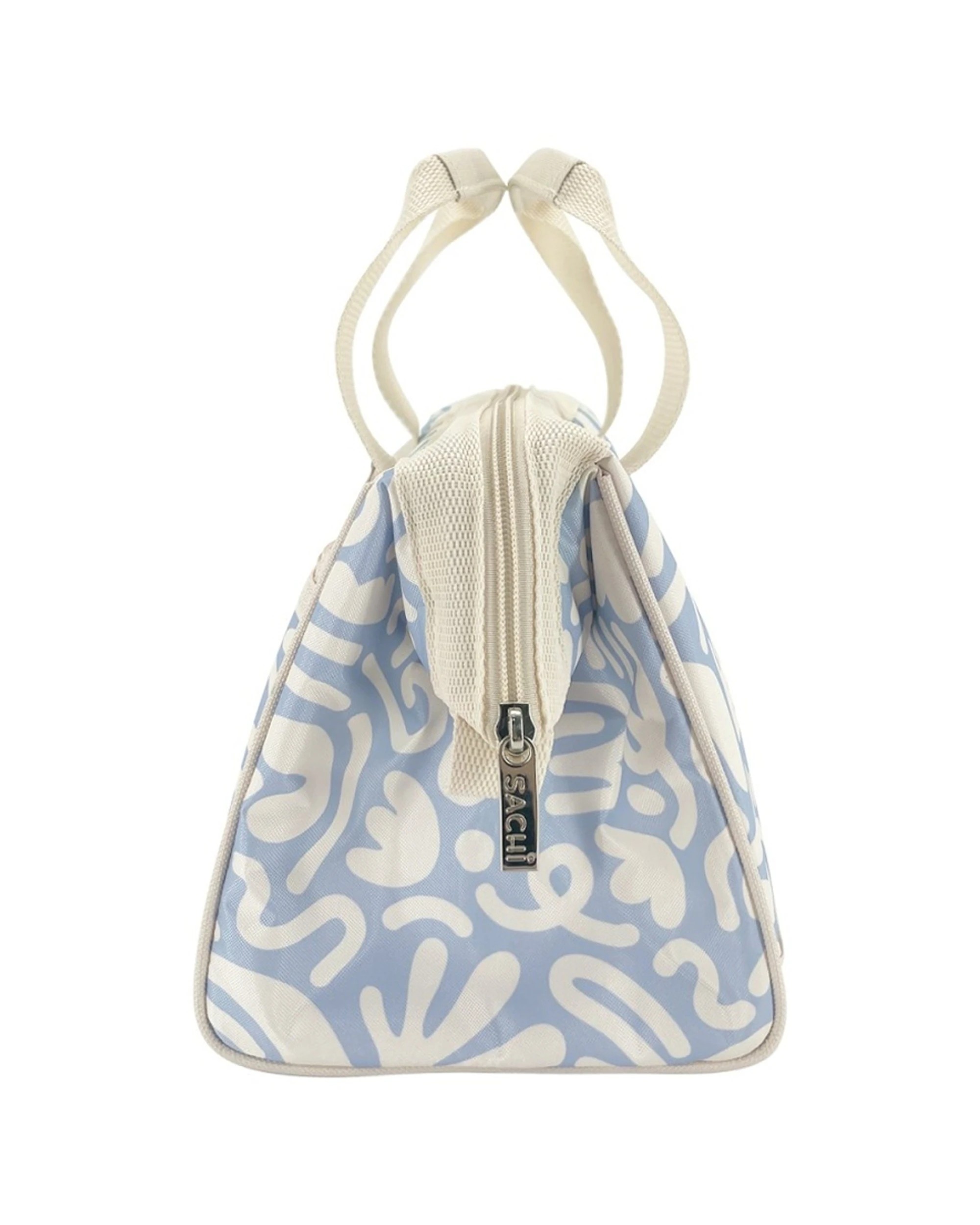 4 Sachi Insulated Lunch Bag Leak Proof Lining Large Zip Opening 24x17x22cm - Blue, 4 of 5