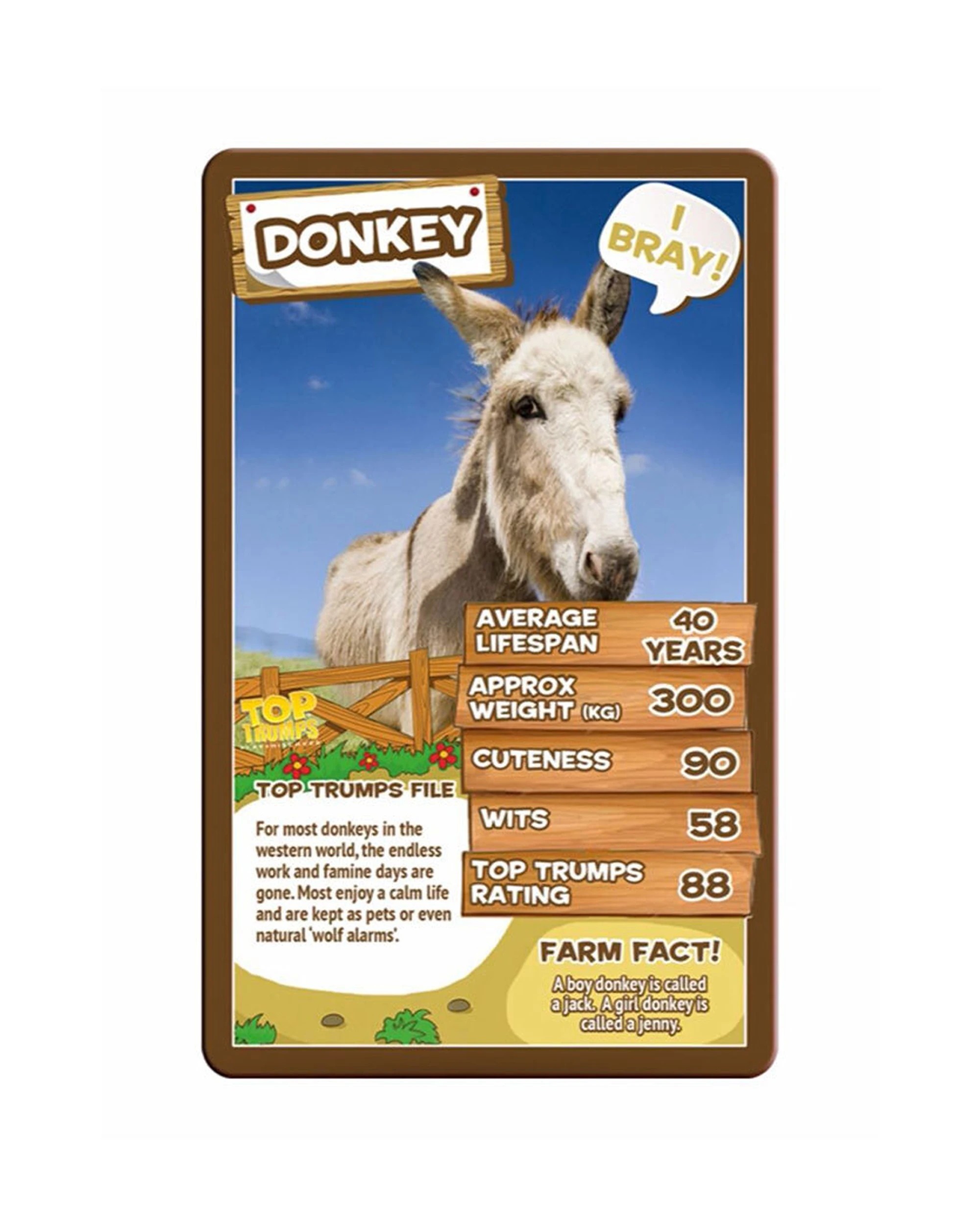 2 TOP TRUMPS Farm Animals Card Game Educational Fun Facts Play - Multi, 2 of 4