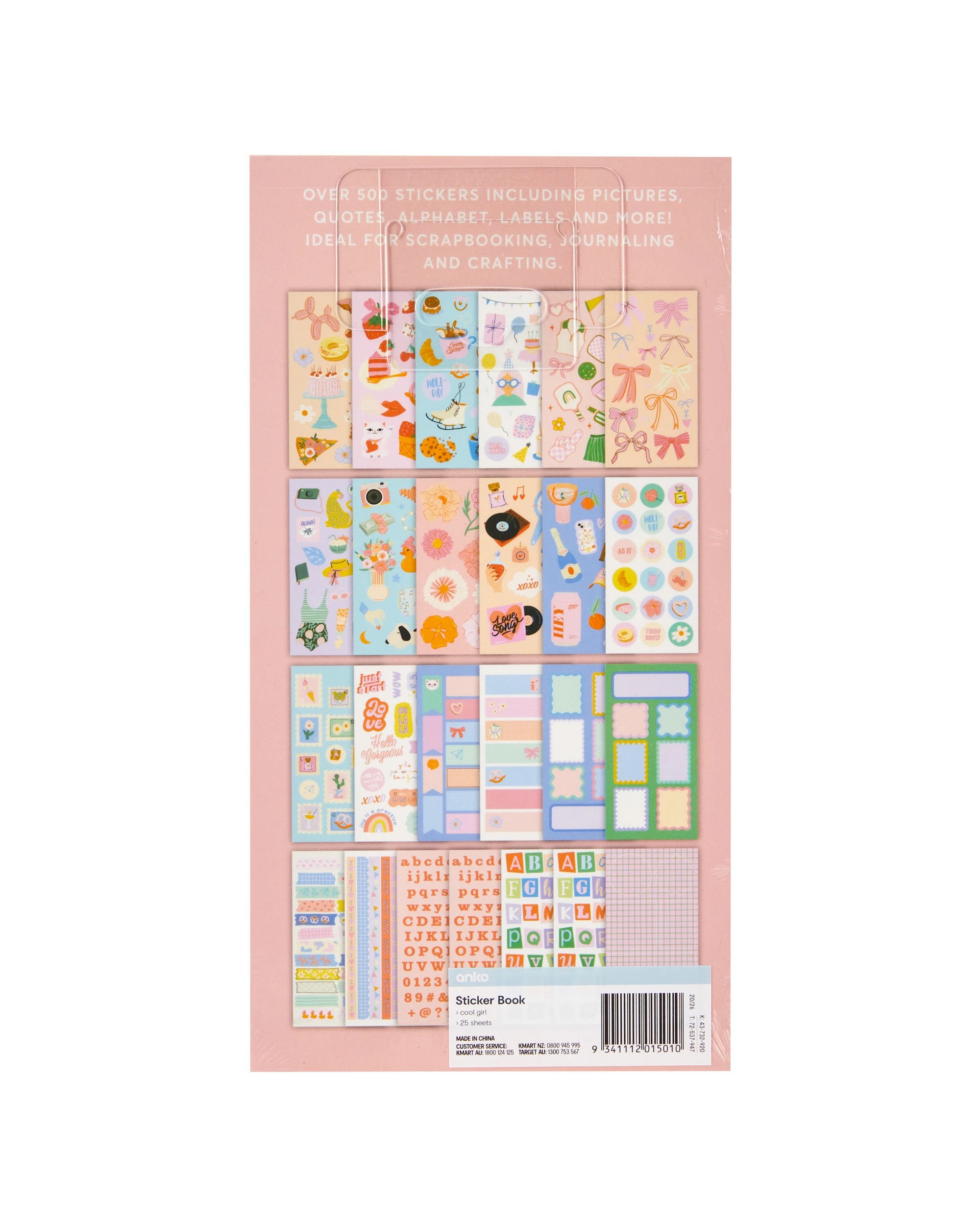 6 Sticker Book  for Cool Girlies, 6 of 6