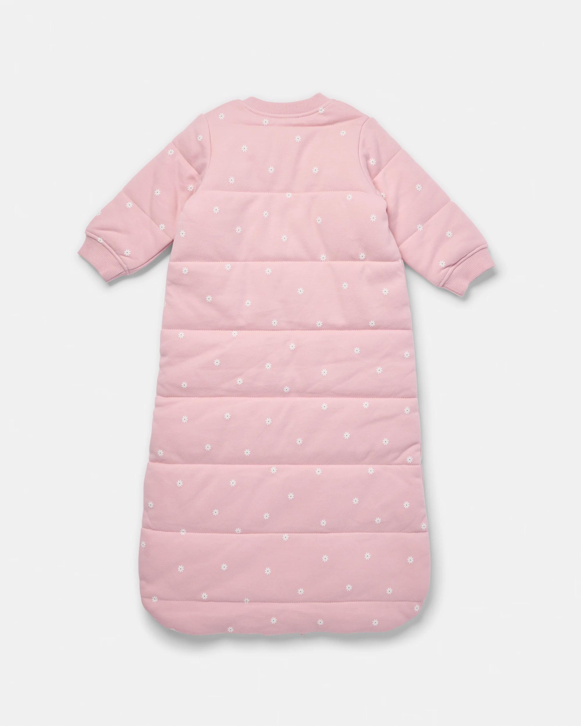 2 Australian Cotton 3.5 Tog Sleeping Bag Pnk Daisy, 2 of 4