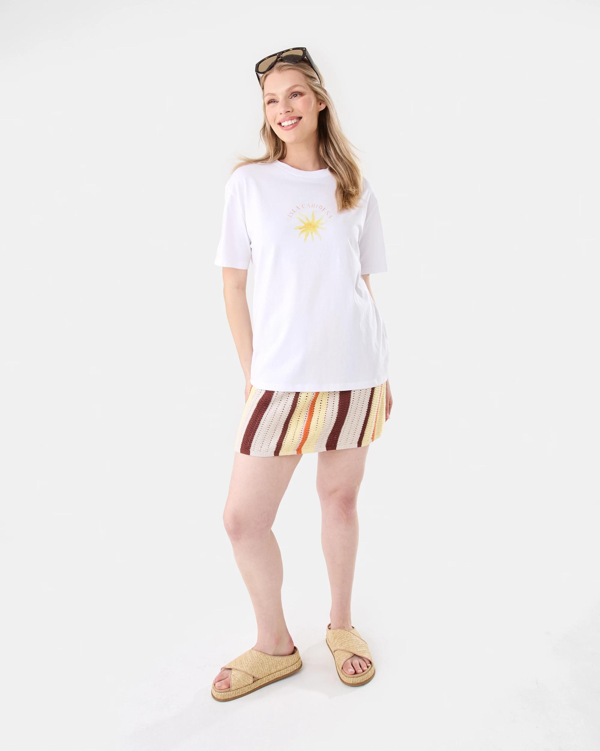 2 Crochet Mini Skirt Multi Strp, 2 of 7