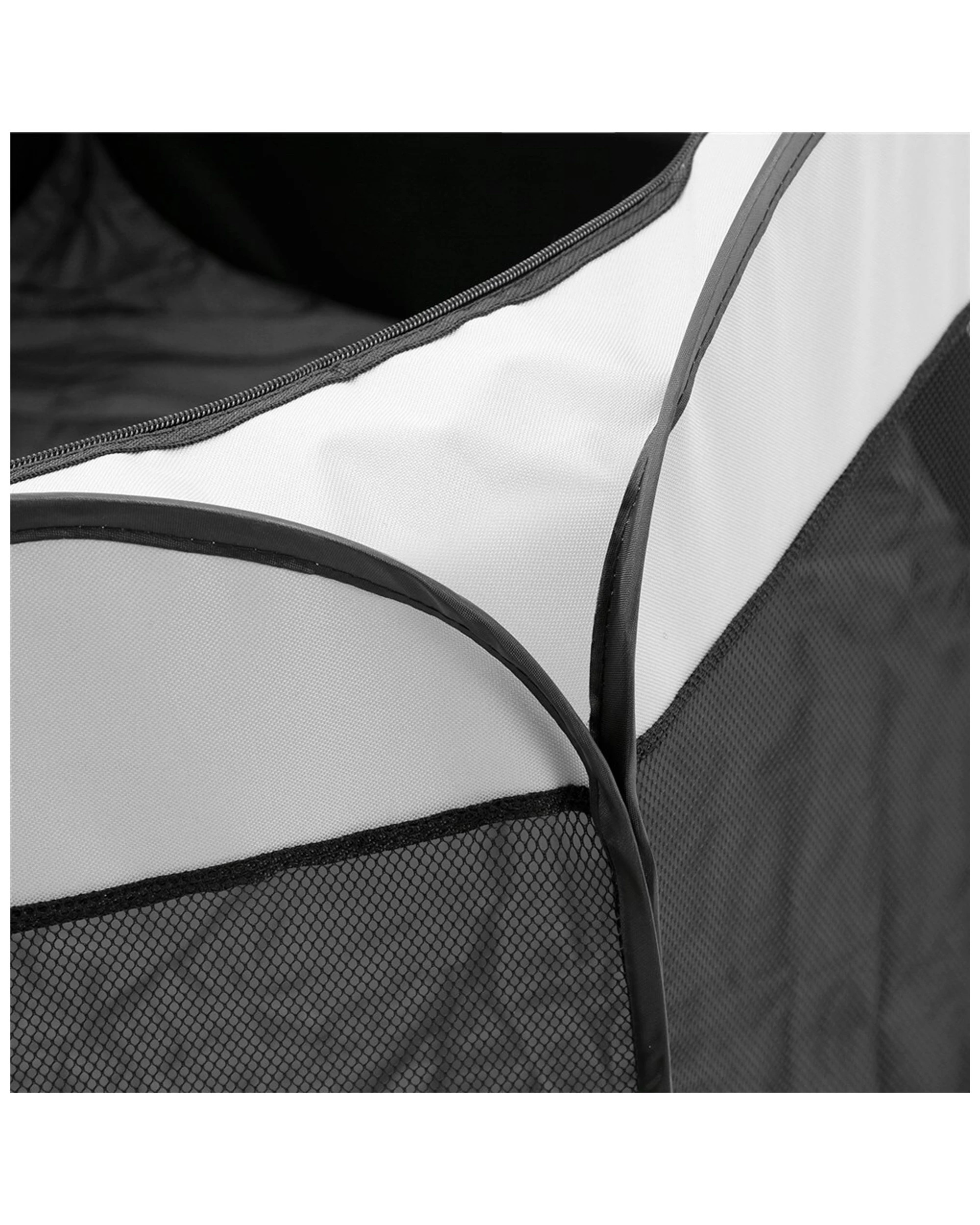 4 Paws And Claws Foldaway 136cm Dog Playpen Indoor Outdoor Large Black Pen For Pets - Black, 4 of 7