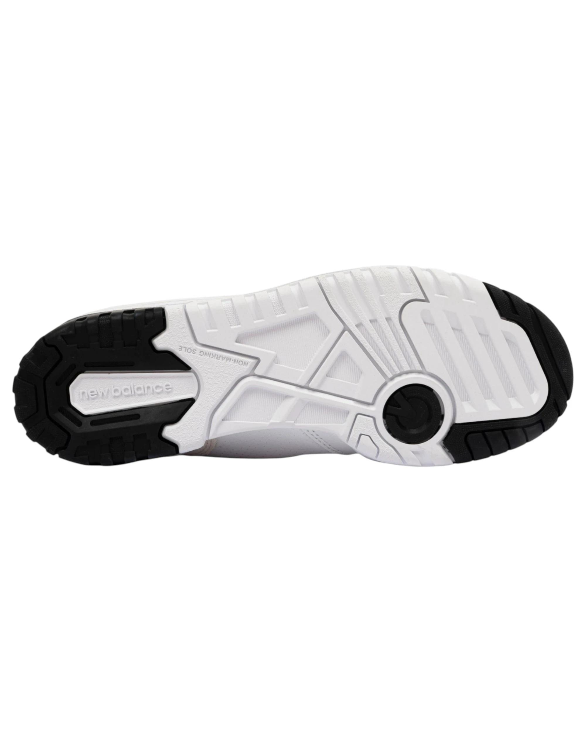 3 New Balance Mens 550 White/ Black Athletic Shoes WHITE/BLACK, 3 of 4