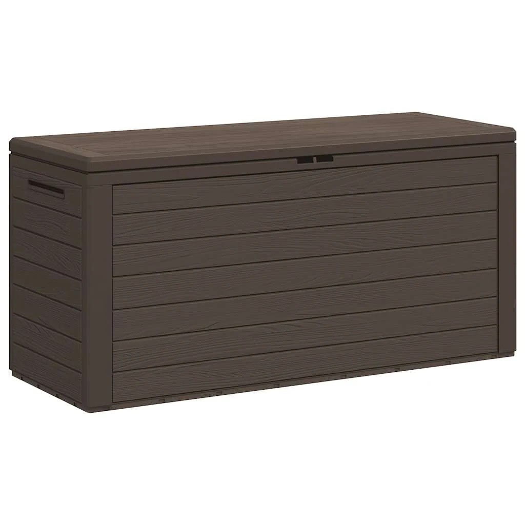 1 vidaXL Outdoor storage box Ample Storage - Brown, 1 of 9