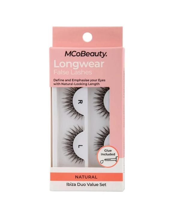 MCoBeauty Longwear False Lashes Ibiza Duo Set Eyelash Extensions
