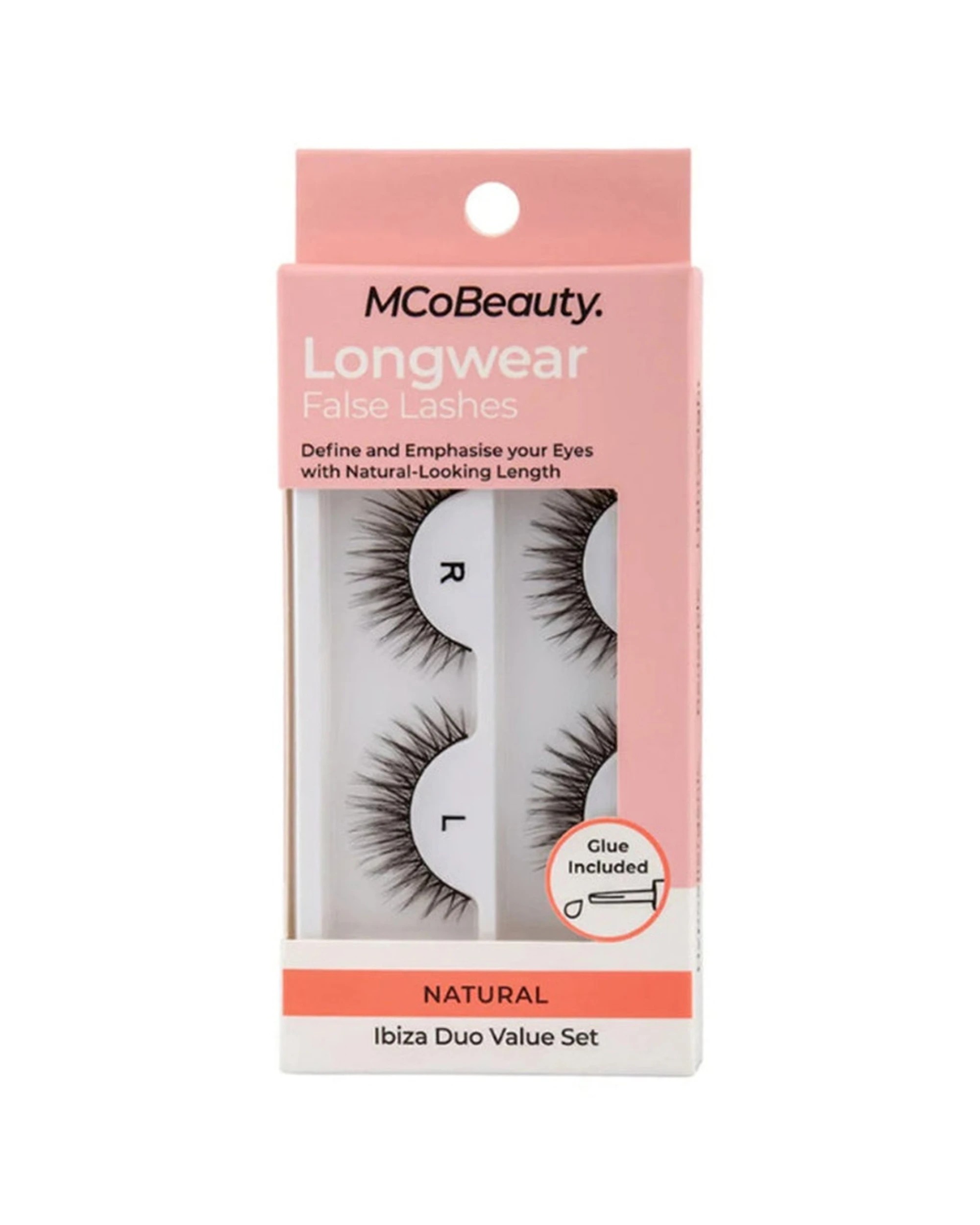1 MCoBeauty Longwear False Lashes Ibiza Duo Set Eyelash Extensions, 1 of 1