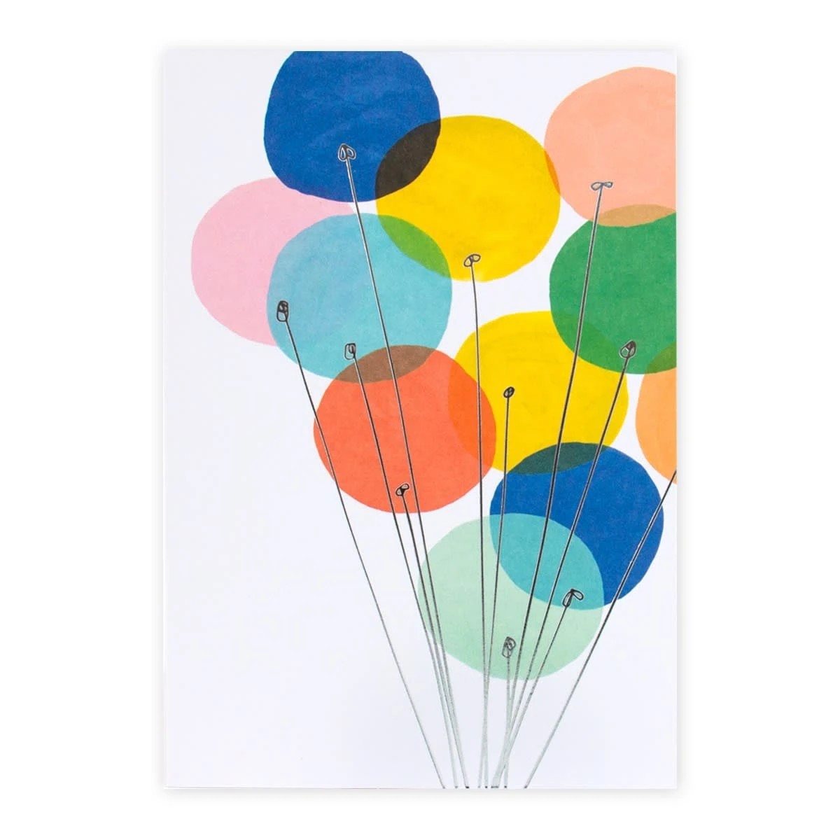 2 Connections from Hallmark Birthday Card - Colourful Balloons Bunch, 2 of 2