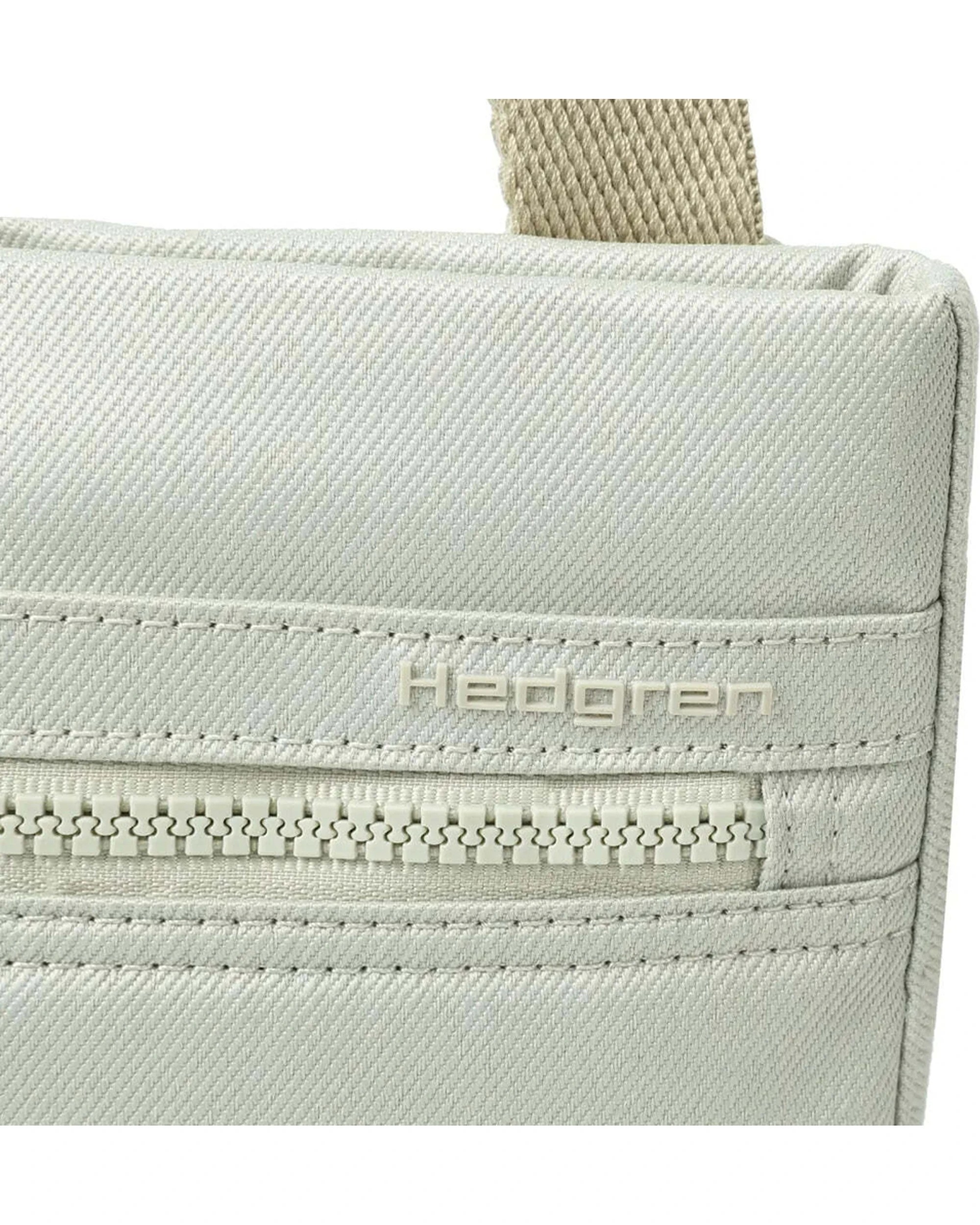 6 Hedgren Leonce Small Vertical Crossbody Bag with RFID Secure Design Jean Pussy Willow - Green, 6 of 7