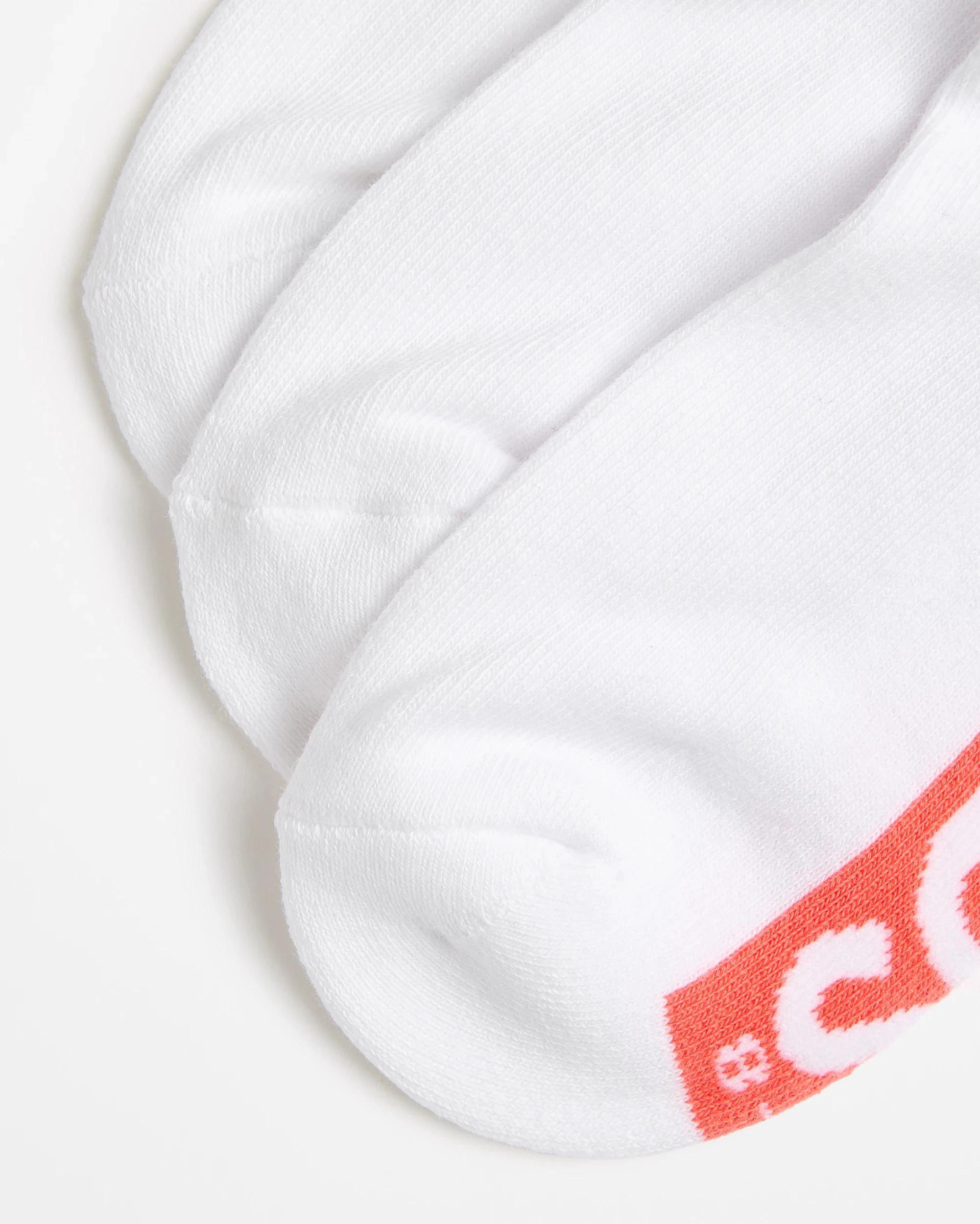 2 Women's Cotton Blend Logo Cushioned No Show Socks 3 Pack - Bonds WHITE, 2 of 3