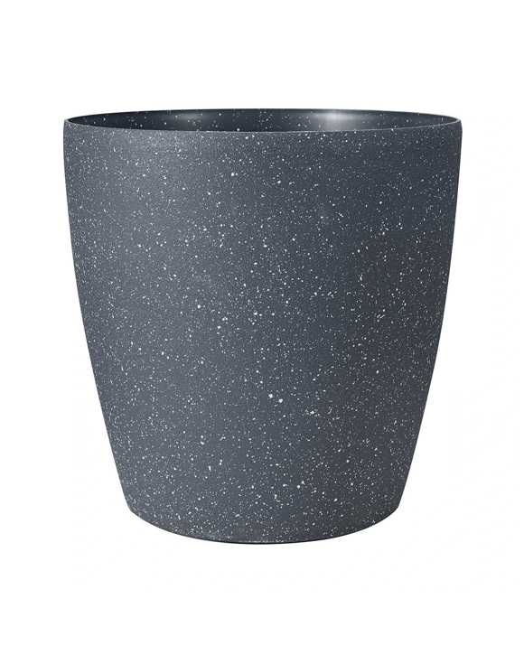 35cm Textured Pot - Grey