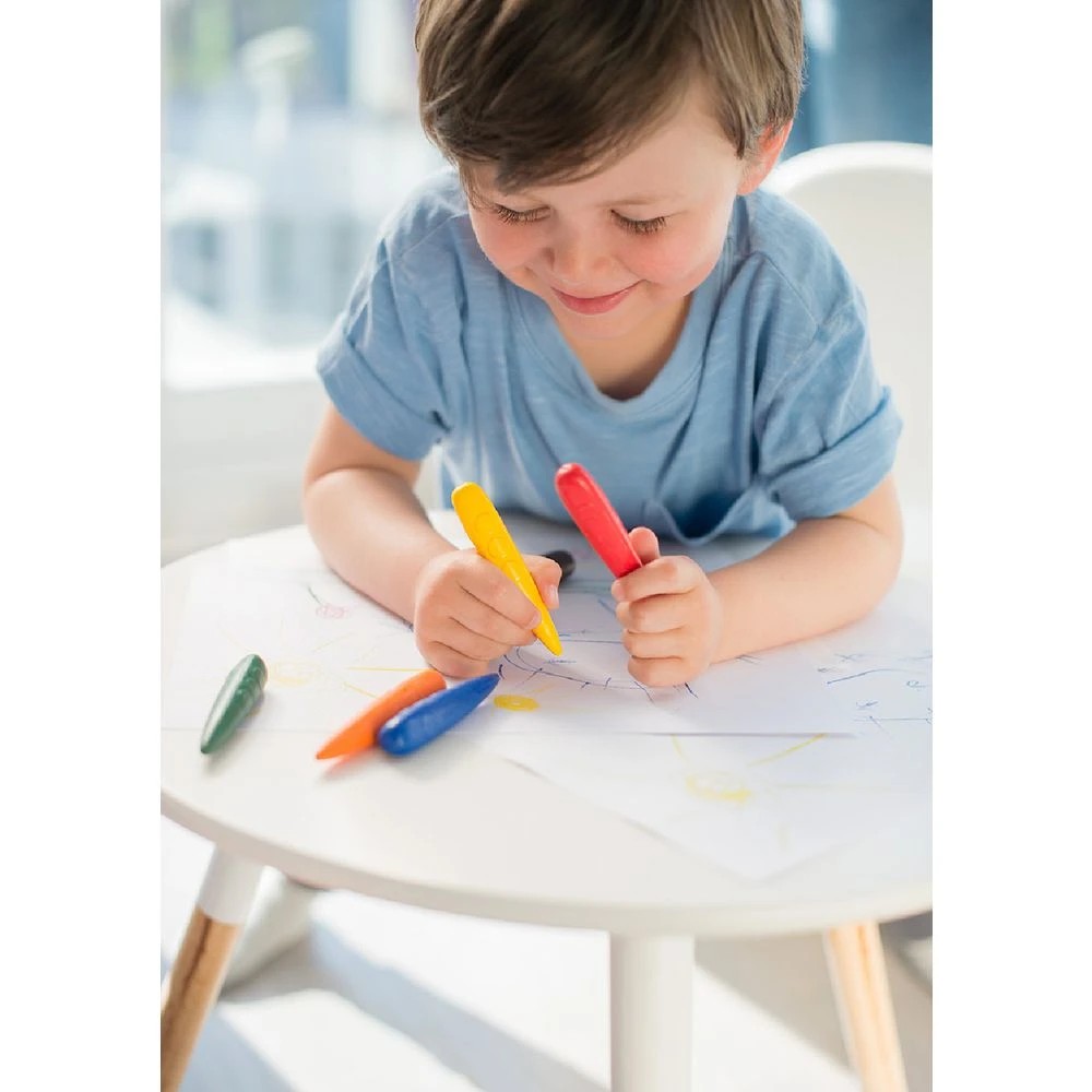 6 Faber-Castell Little Creatives Easy Grip Finger Crayons 72 Pk, 6 of 7