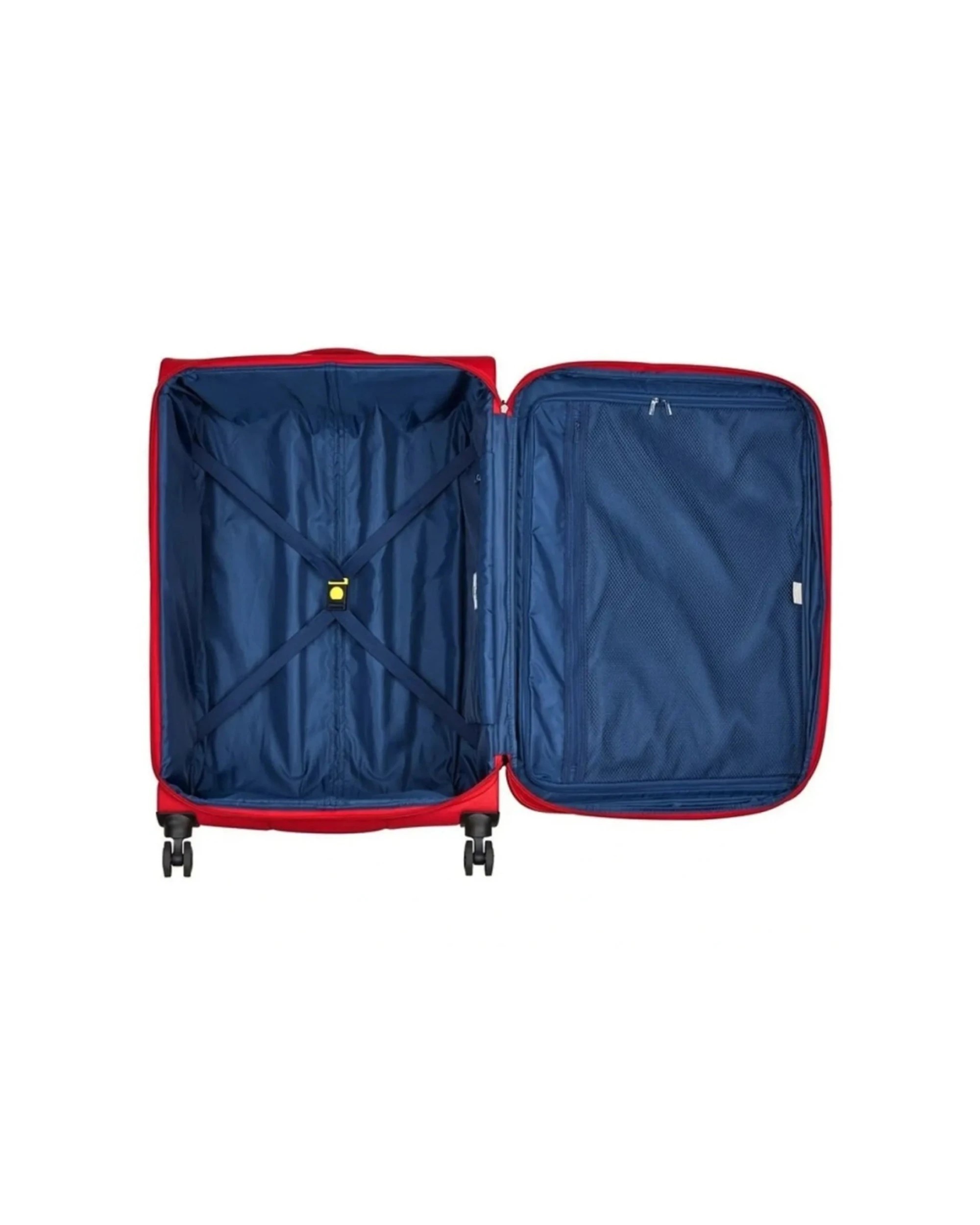 2 Delsey Luggage Brochant 3 Large 78cm Expandable Travel Luggage Suitcase TSA Lock - Red, 2 of 7
