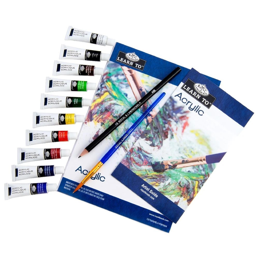 4 Royal & Langnickel Learn to Acrylic Painting Set 23 Piece, 4 of 10