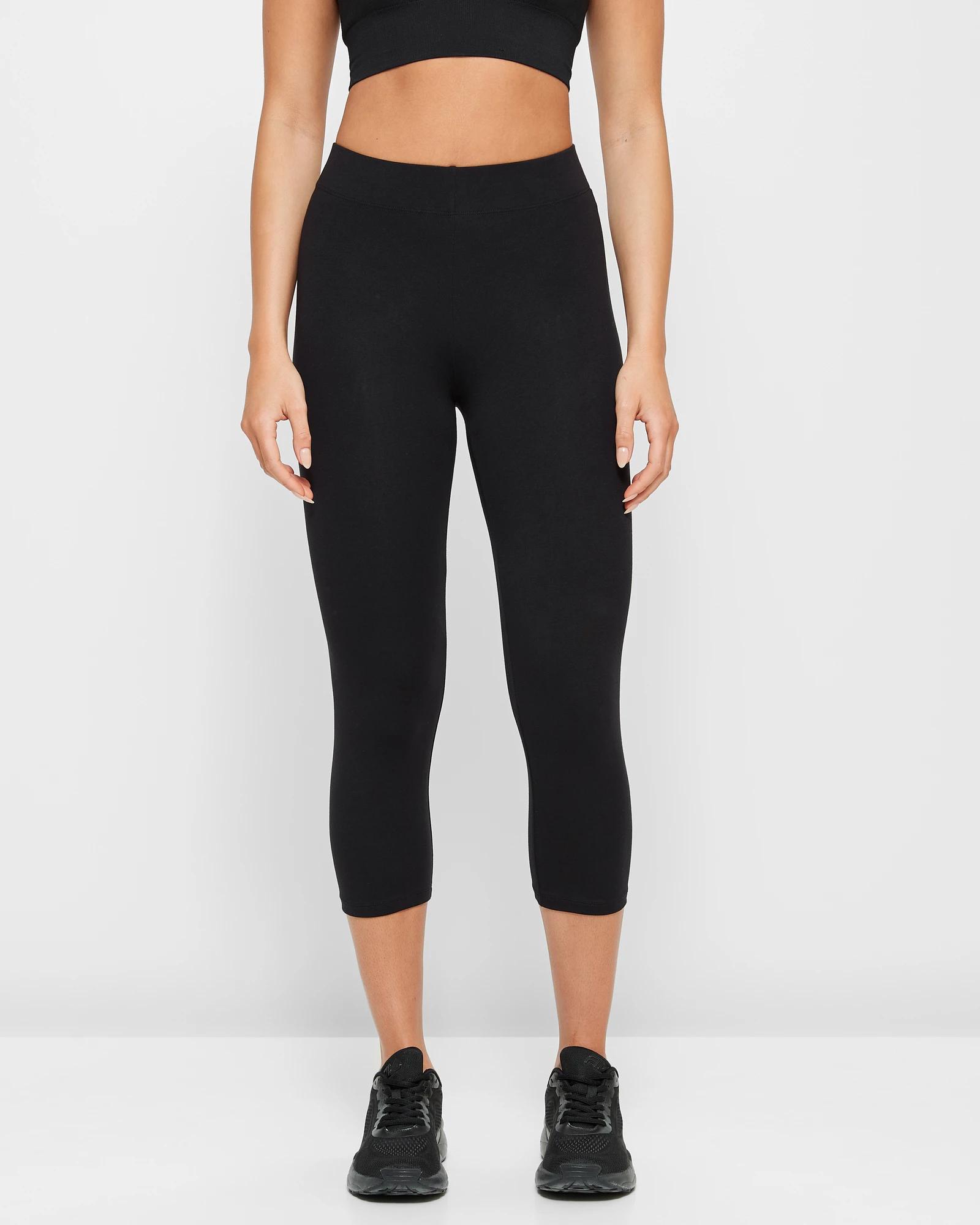 2 Target Active 3/4 Length Leggings BLACK, 2 of 5
