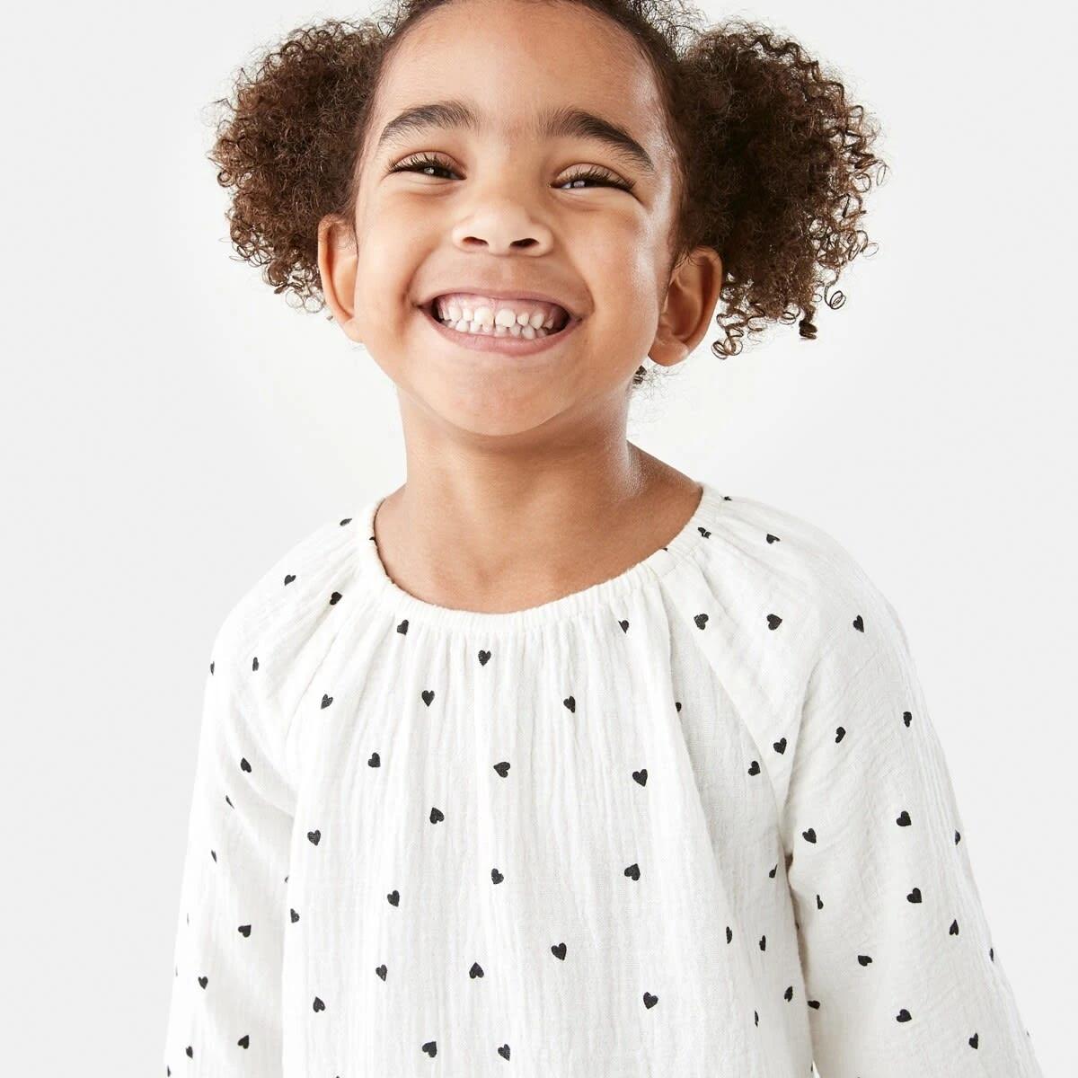 3 Long Sleeve Woven Dress Hearts, 3 of 9