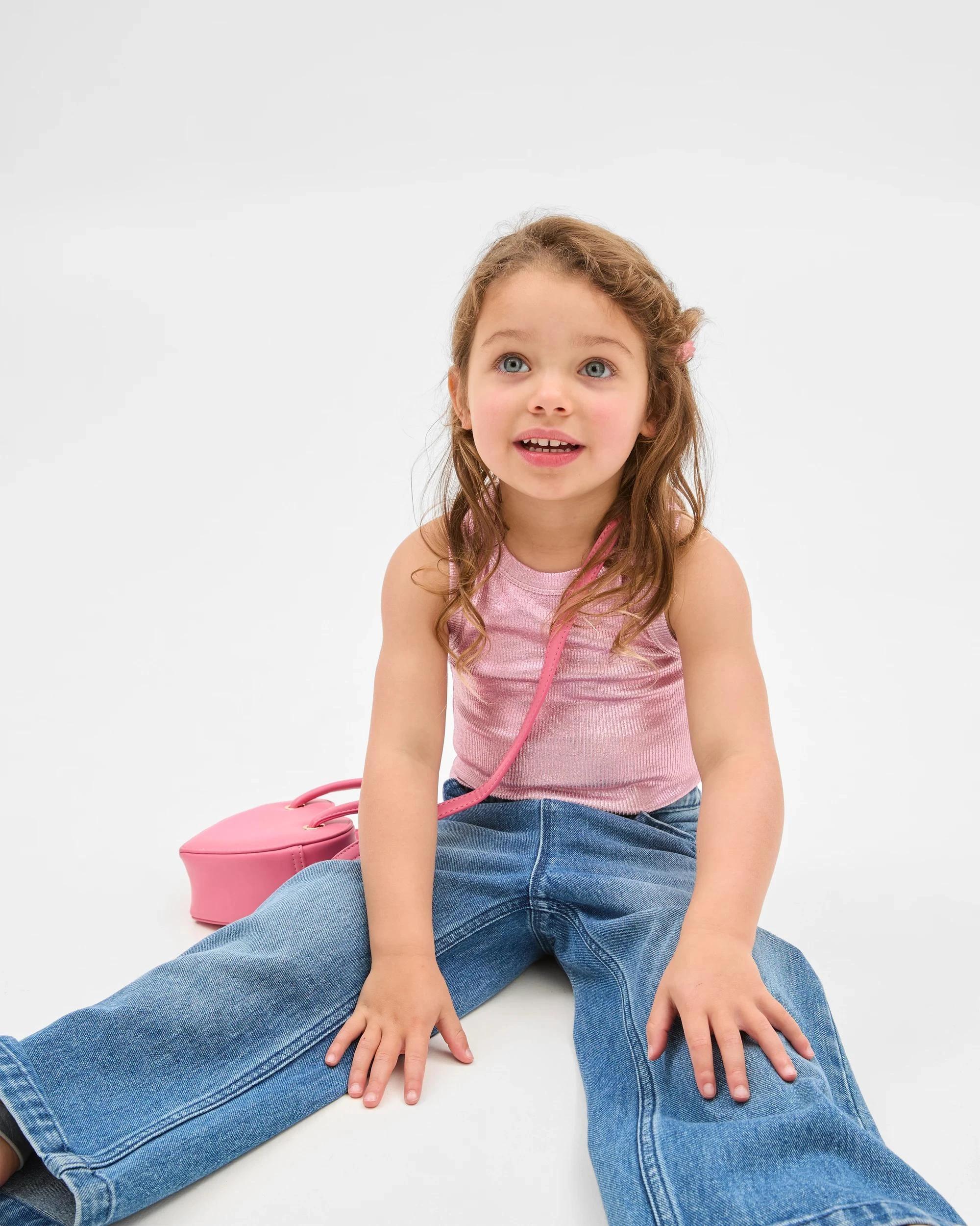 6 Target Metallic Rib Tank PALE PINK, 6 of 6