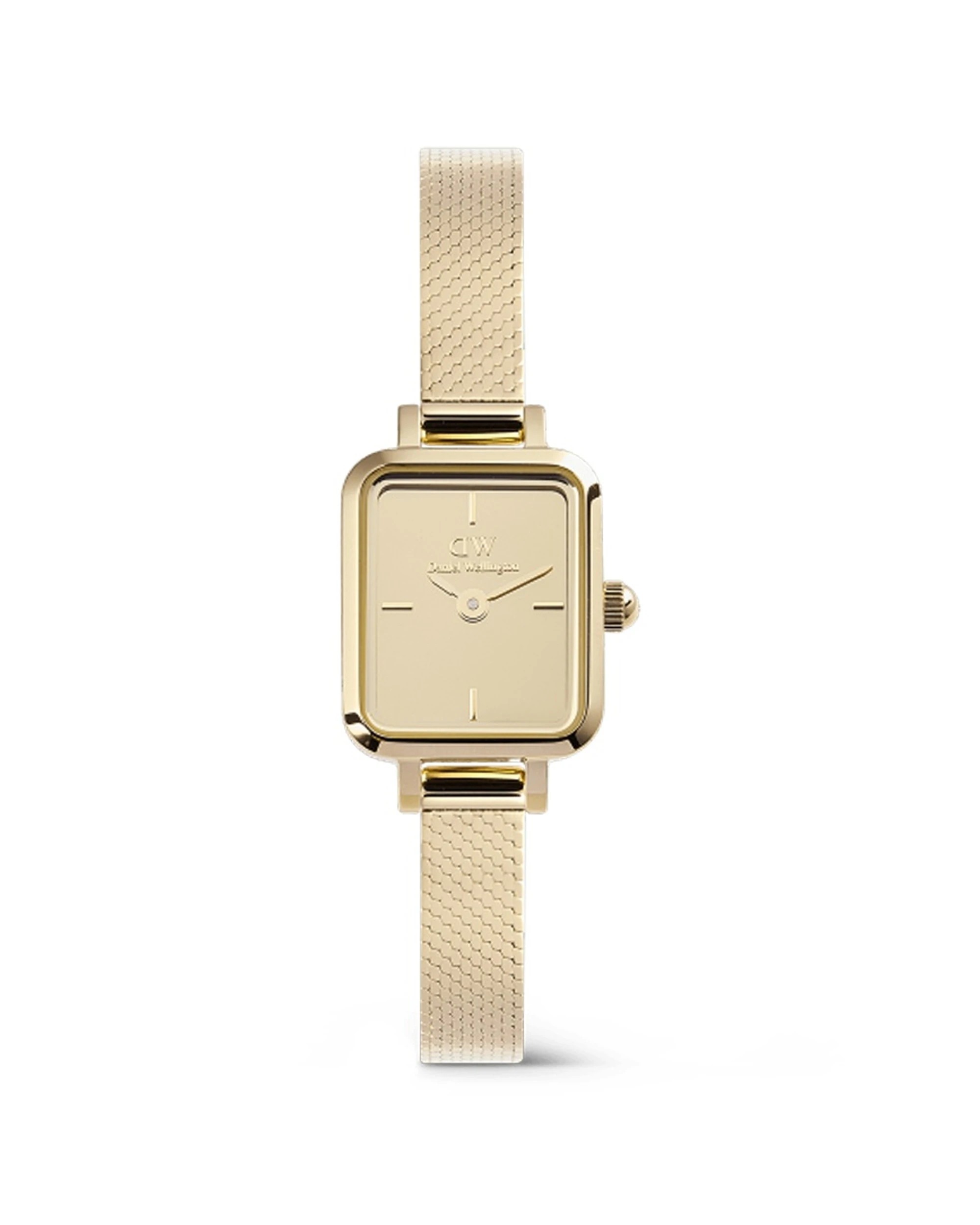 1 Daniel Wellington Quadro Mini Reflection Gold Stainless Steel Watch 15.4x18.2mm, 1 of 5