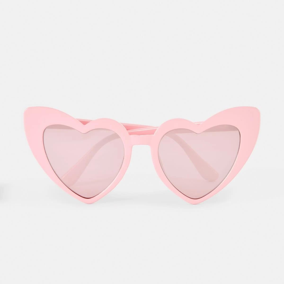 2 Heart Shaped Sunglasses Pink, 2 of 6