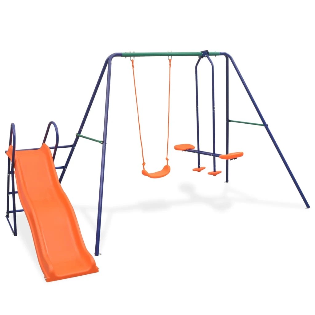 1 Vidaxl Swing Single Swing - Orange, 1 of 9