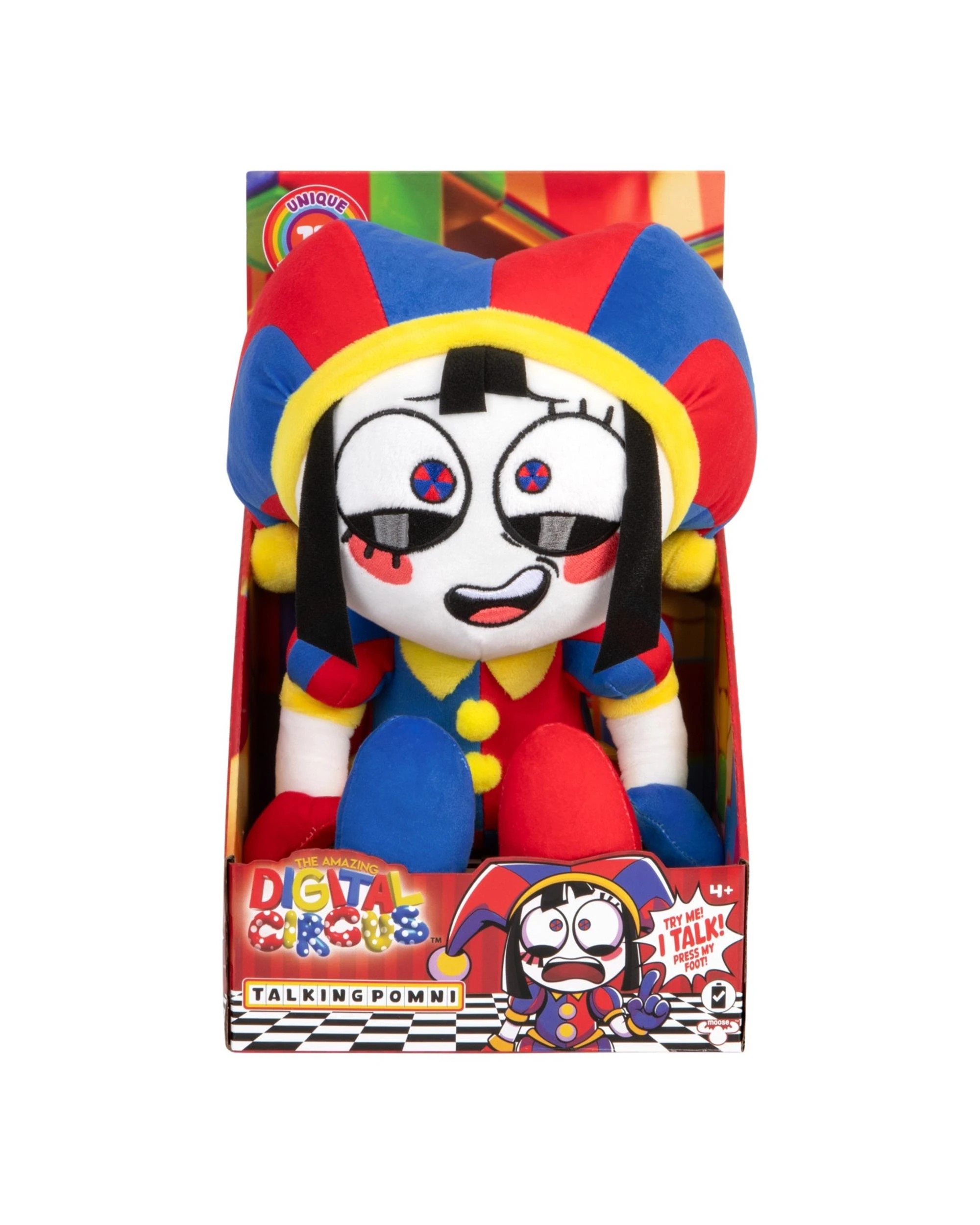 1 The Amazing Digital Circus Pomni Sound Effects Plush, 1 of 7