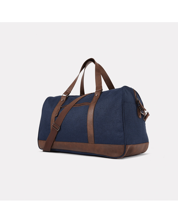 Fitzroy Duffle Navy Tan