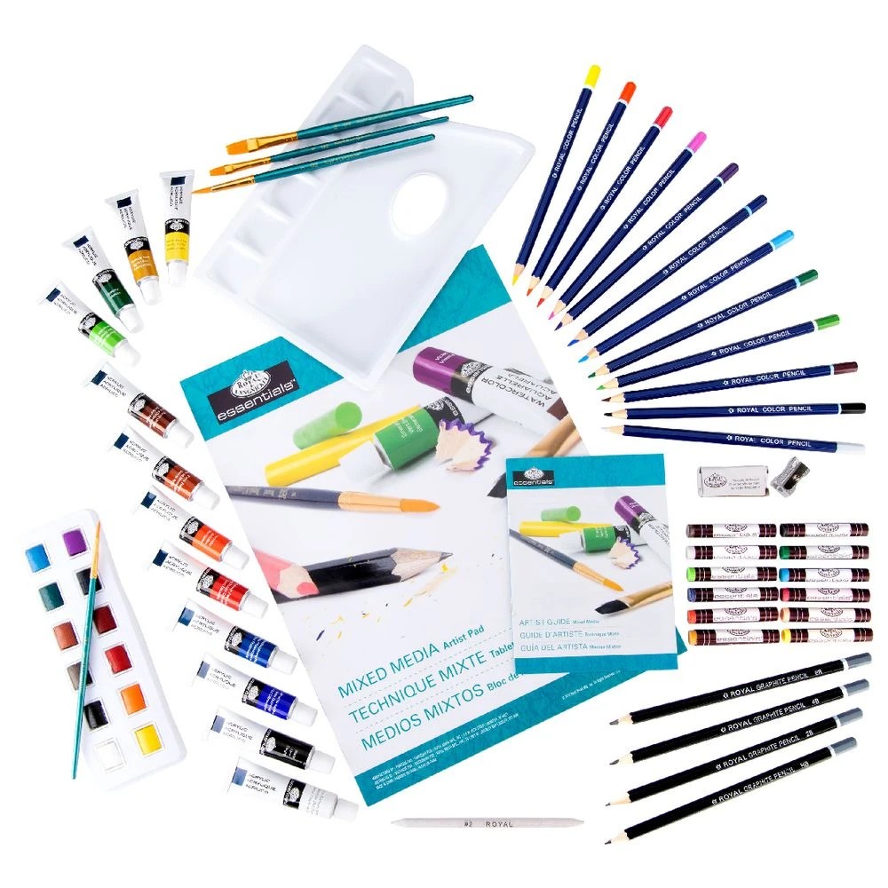 4 Royal & Langnickel Double-sided Mixed Art Set 63 Piece, 4 of 8