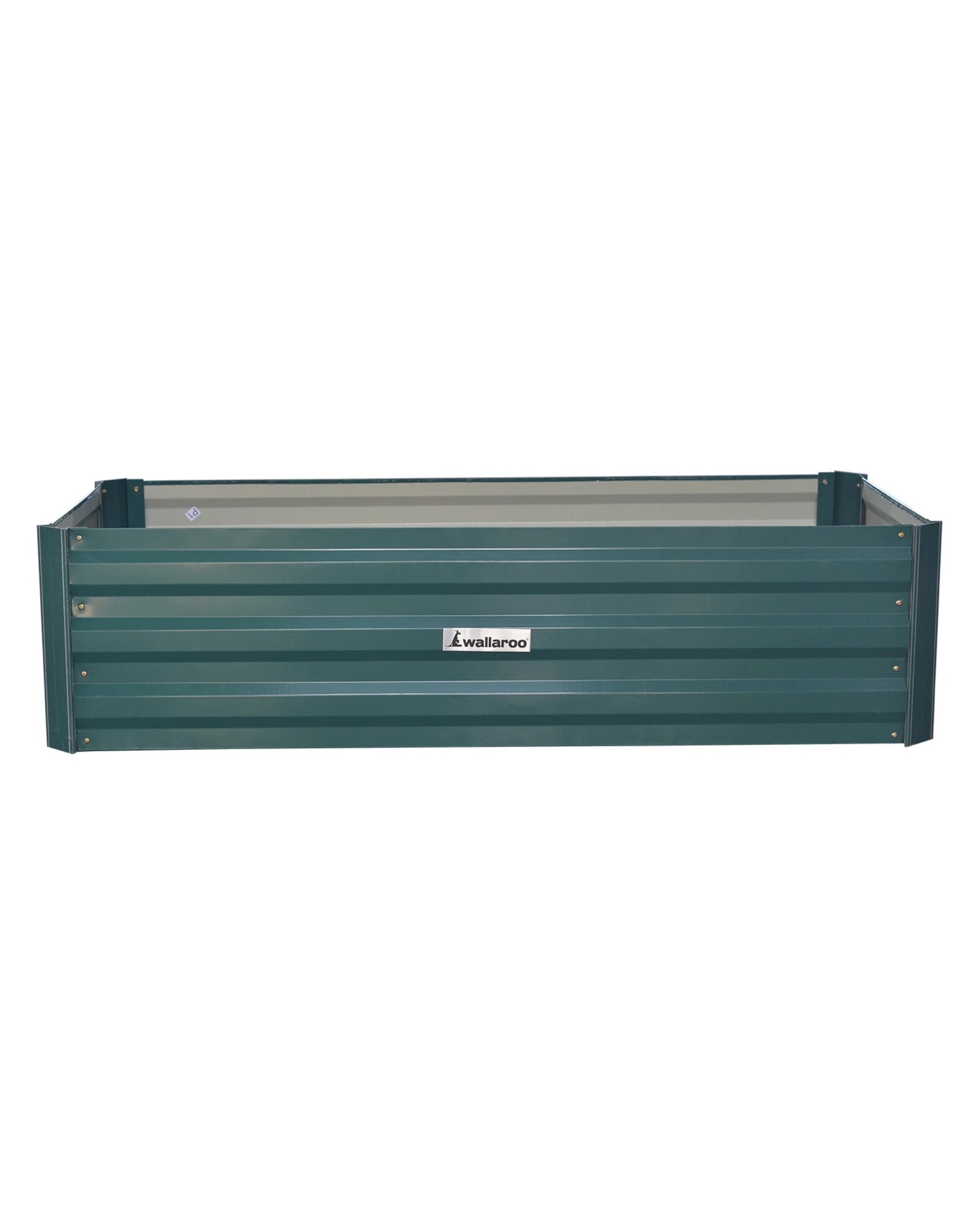 4 Wallaroo Galvanized Steel Raised Garden Bed 120 x 60 x 30cm Plants Vegetables Herbs Flowers - Green, 4 of 6